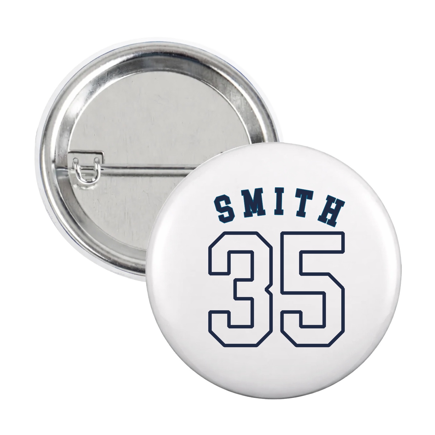Game Day Button — Shirsey Arch in White