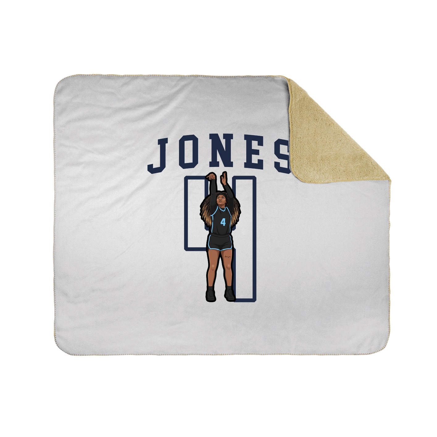 Throw Blanket — Shirsey in White