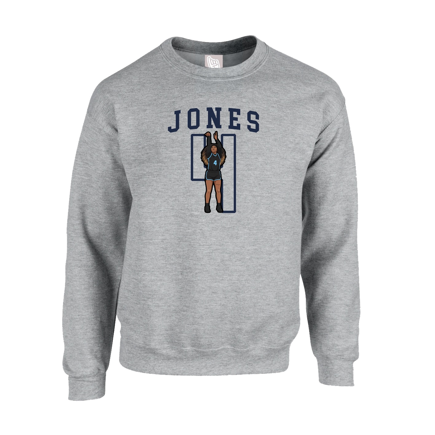 Fleece Crew — Shirsey in Grey