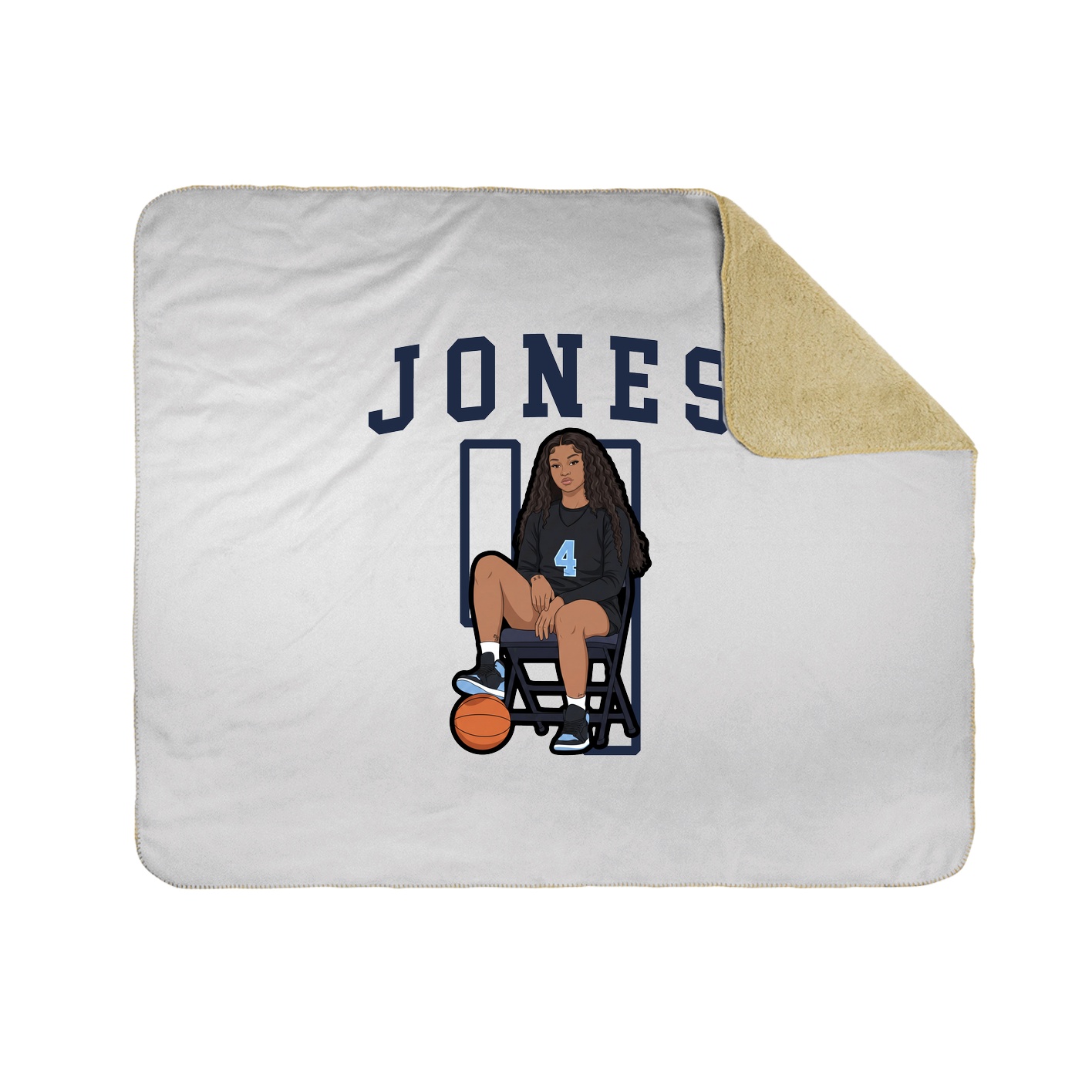 Throw Blanket — Shirsey in White