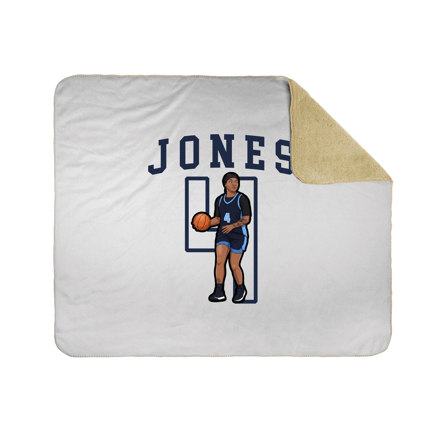 Throw Blanket — Shirsey in White