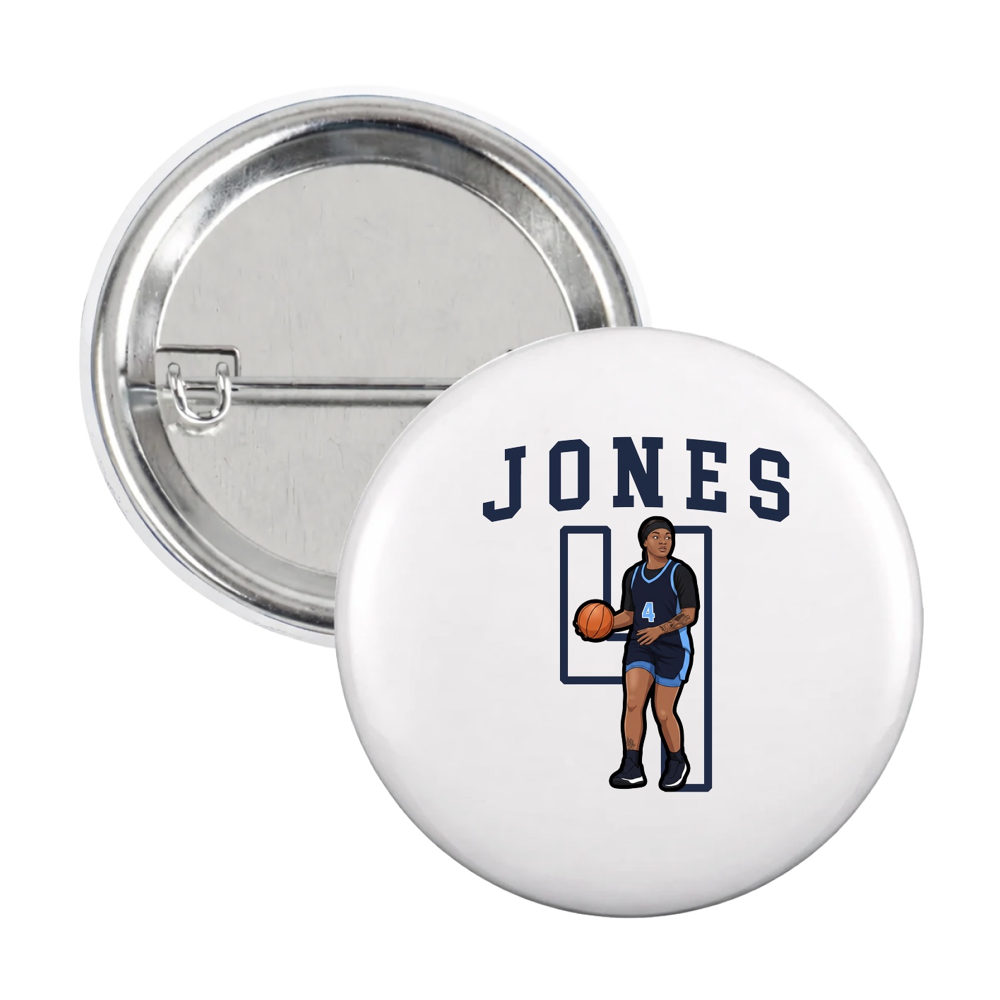 Game Day Button — Shirsey in White