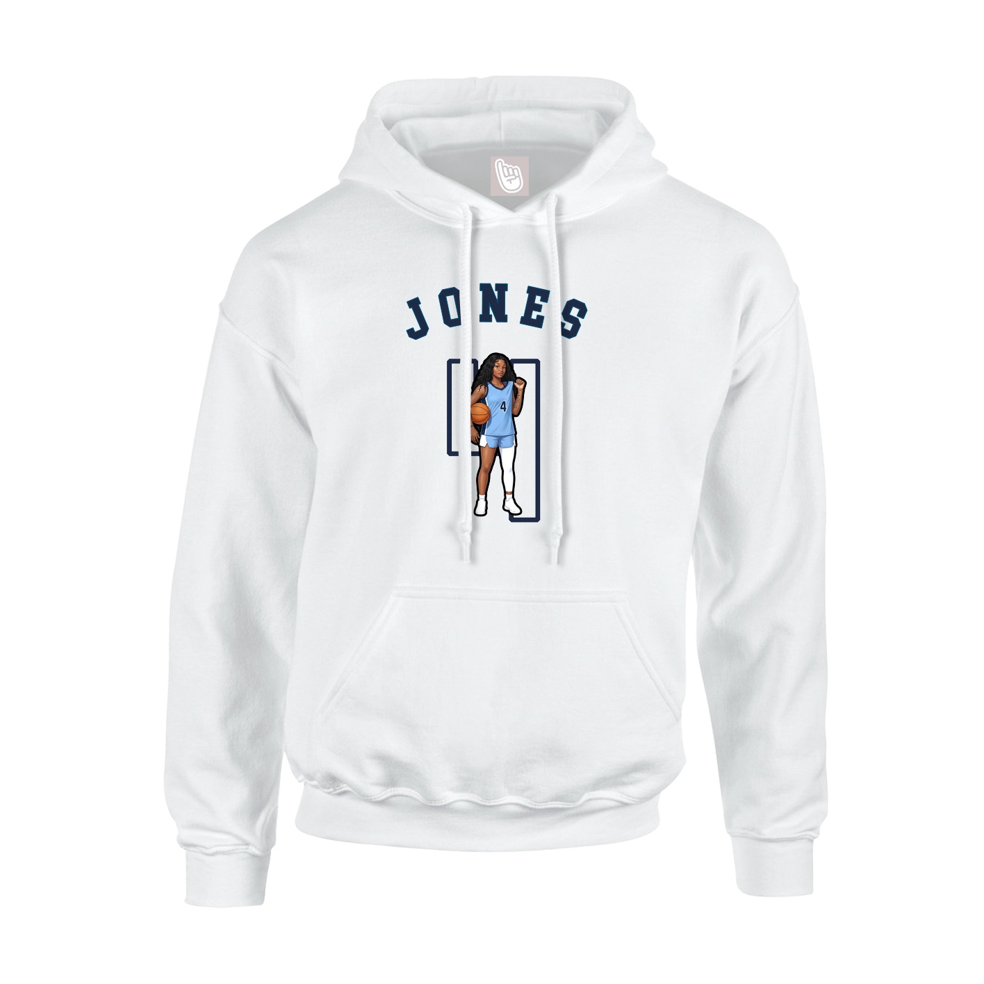 Hoodie — Shirsey Arch in White