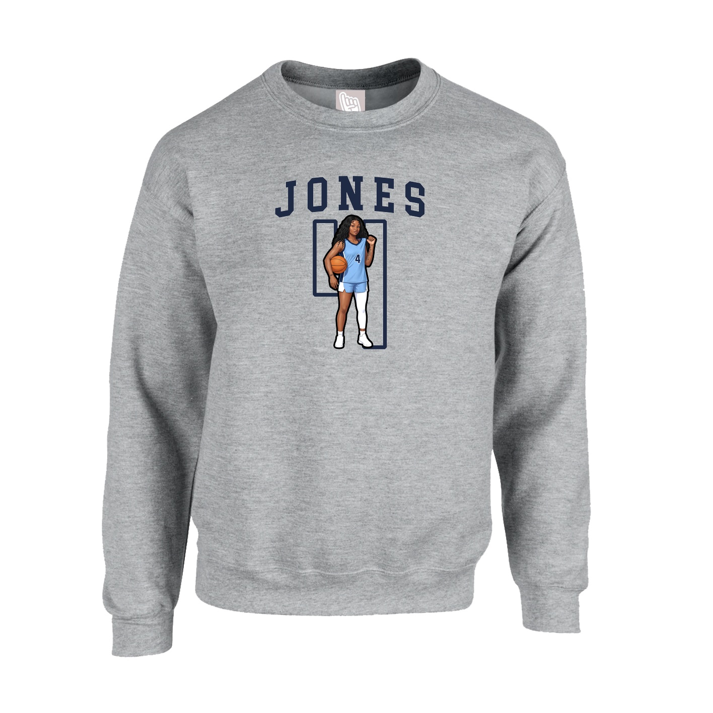Fleece Crew — Shirsey in Grey