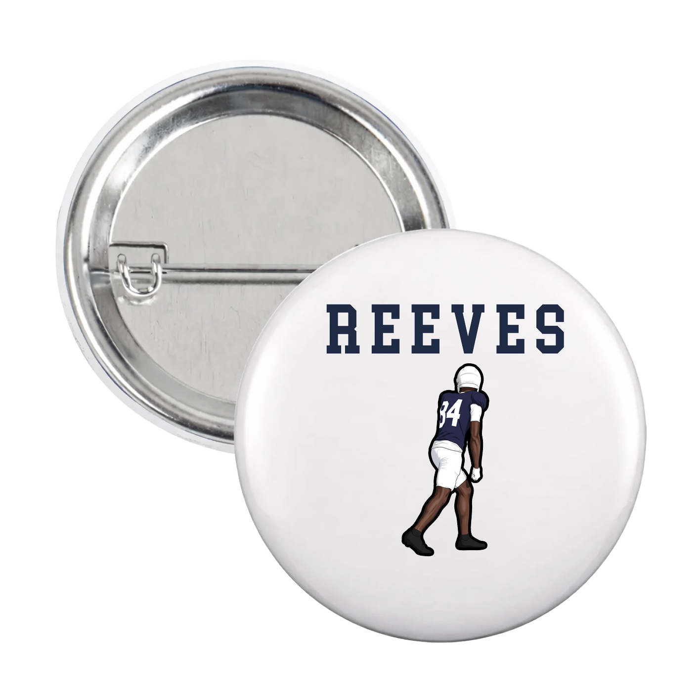 Game Day Button — Shirsey in White