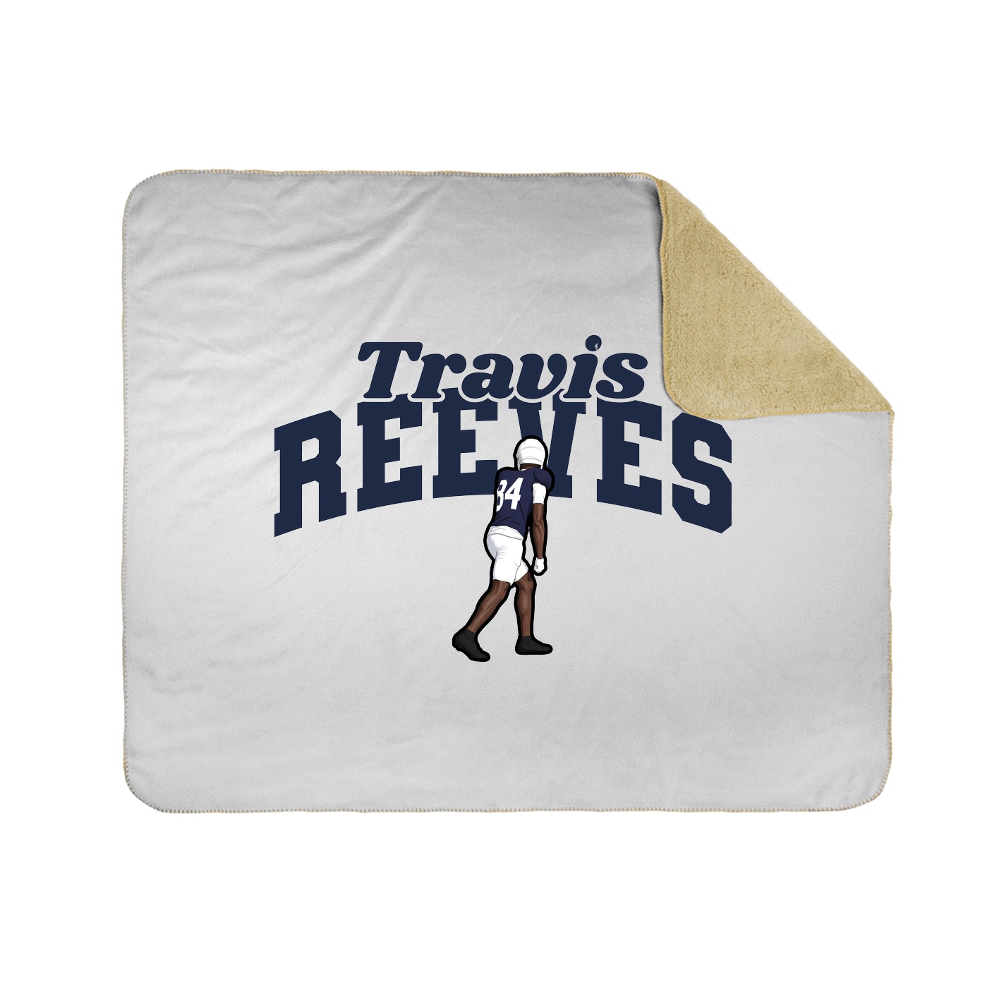 Throw Blanket — Signature Arch in White