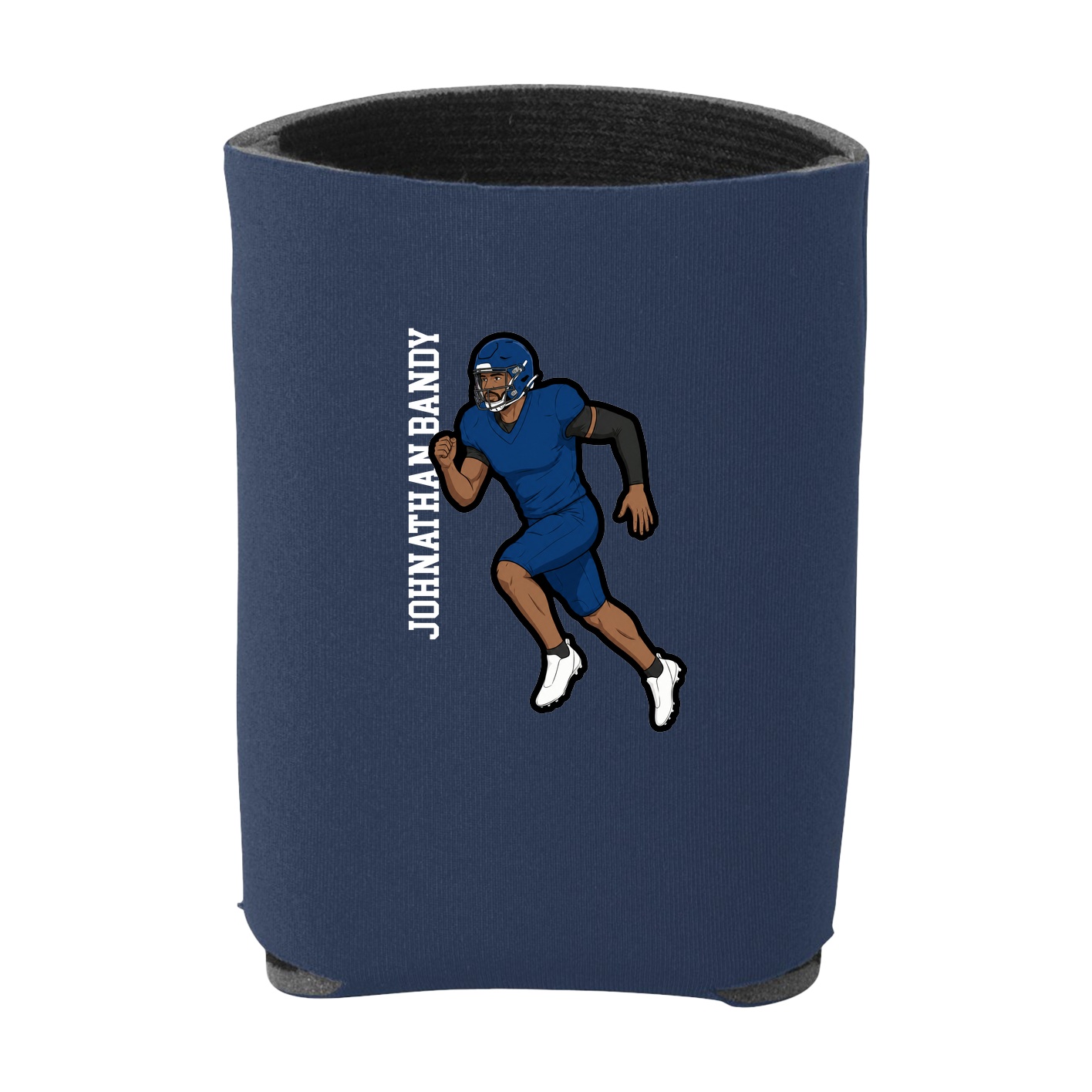 Can Holder — Name Vertical in Navy