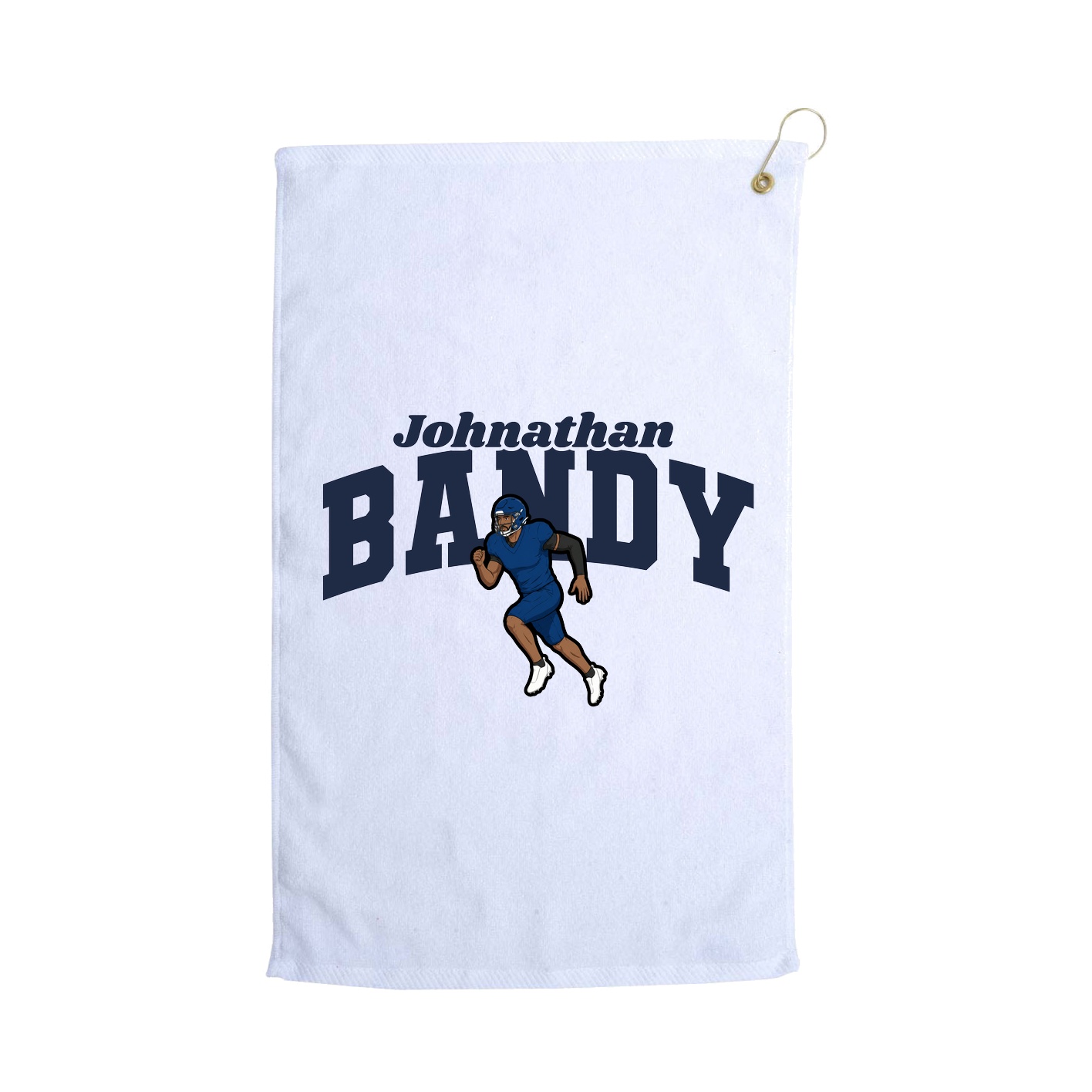 Golf Towel — Signature Arch in White