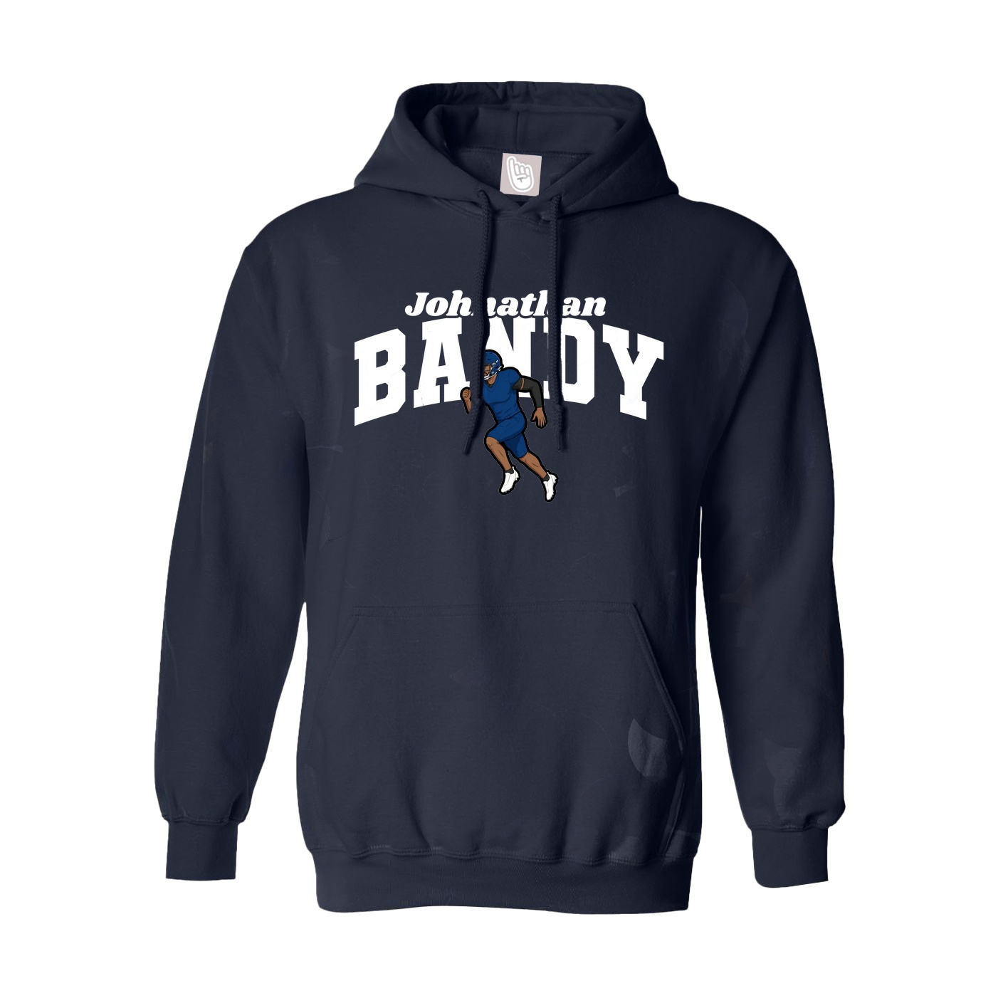 Youth Hoodie — Signature Arch in Navy