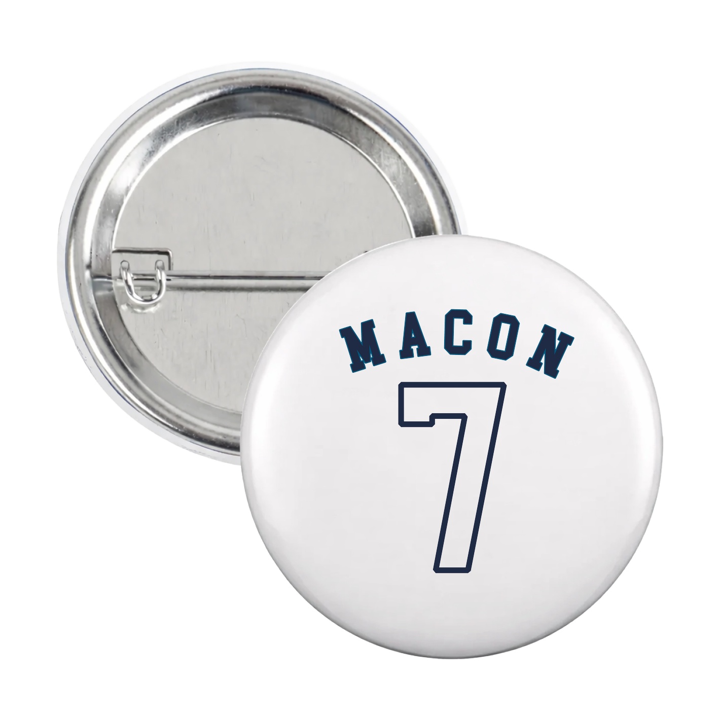 Game Day Button — Shirsey Arch in White