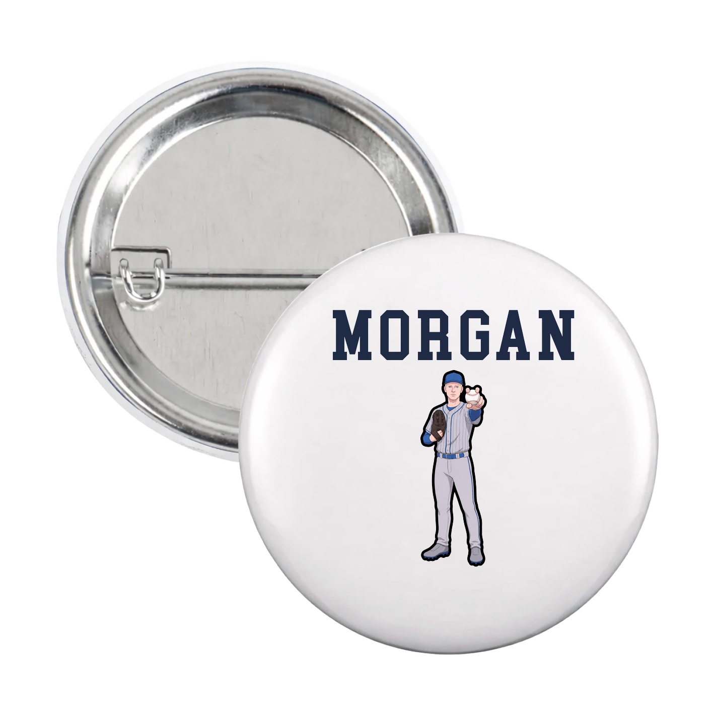 Game Day Button — Shirsey in White