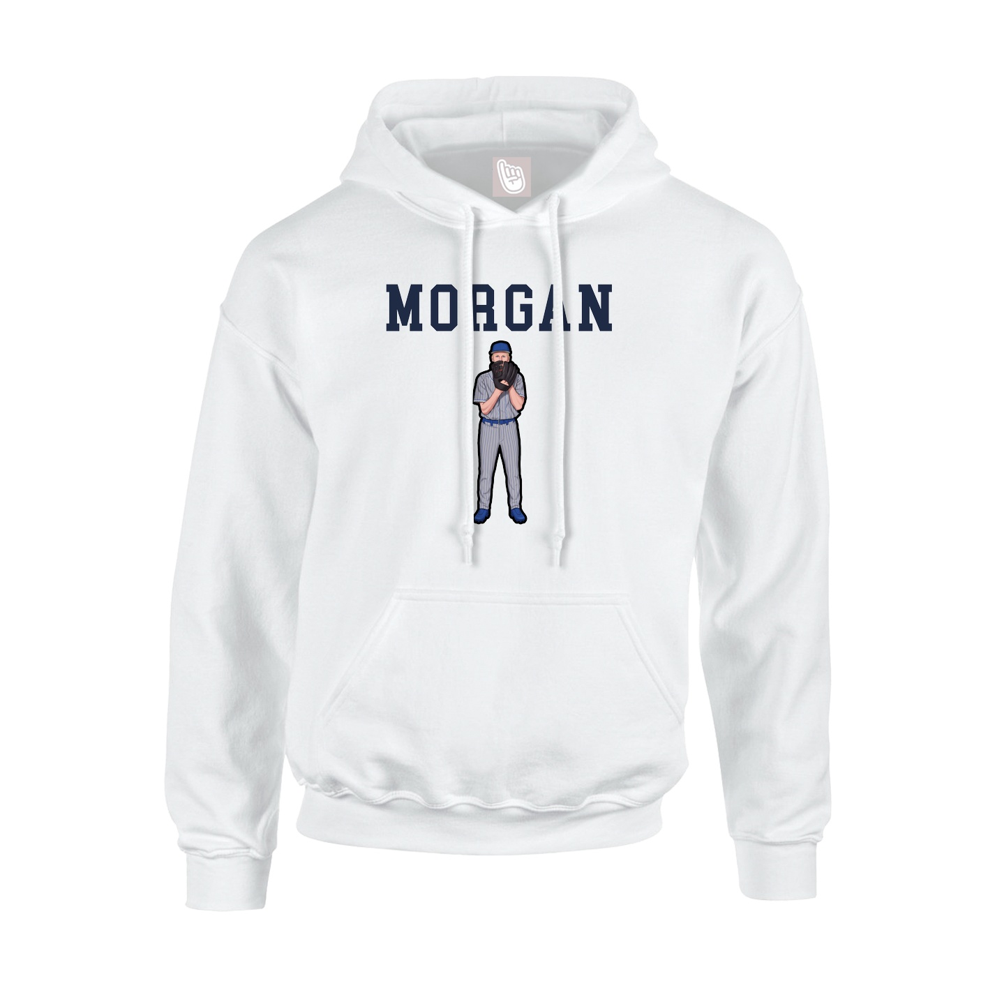 Hoodie — Shirsey in White