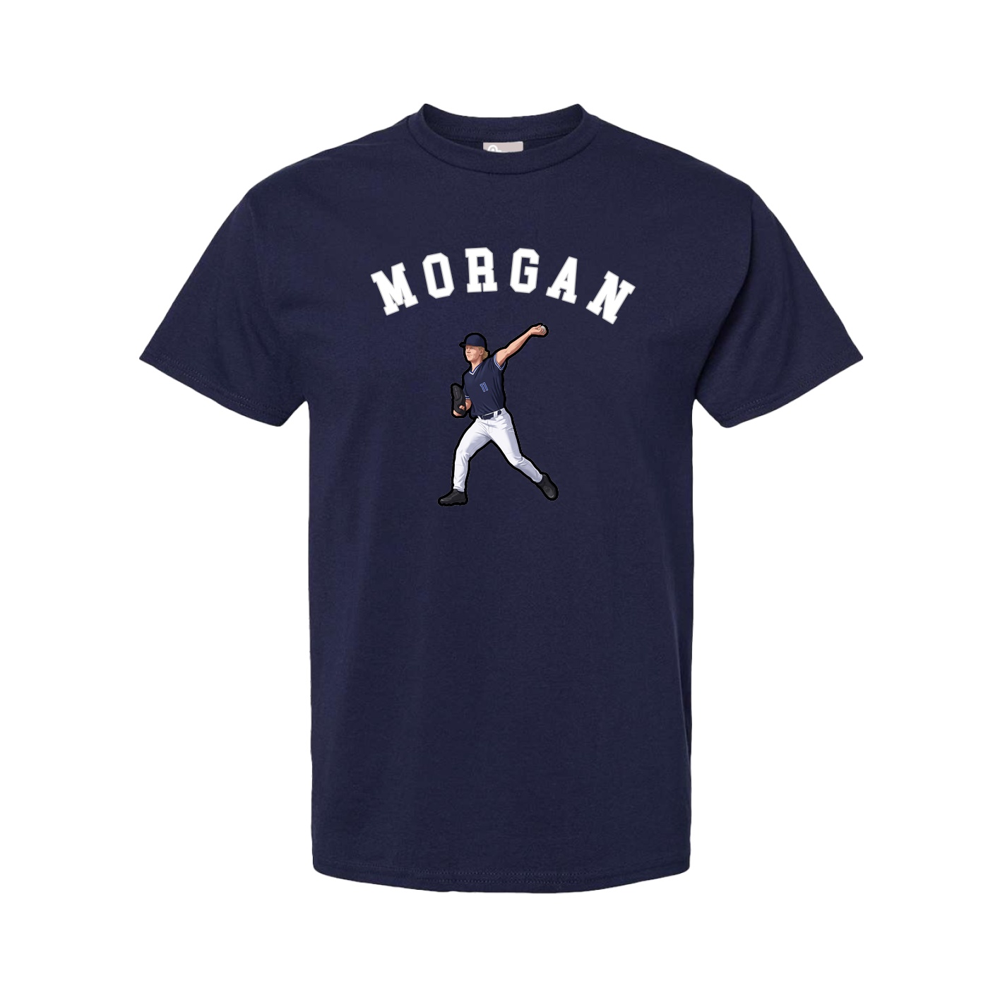 Youth Tee — Shirsey Arch in Navy
