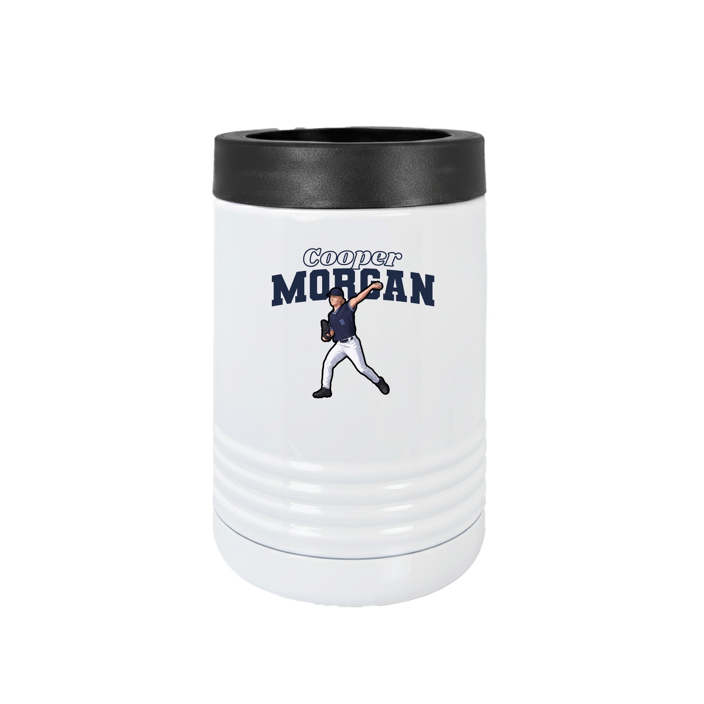 Beverage Holder — Name Arch in White