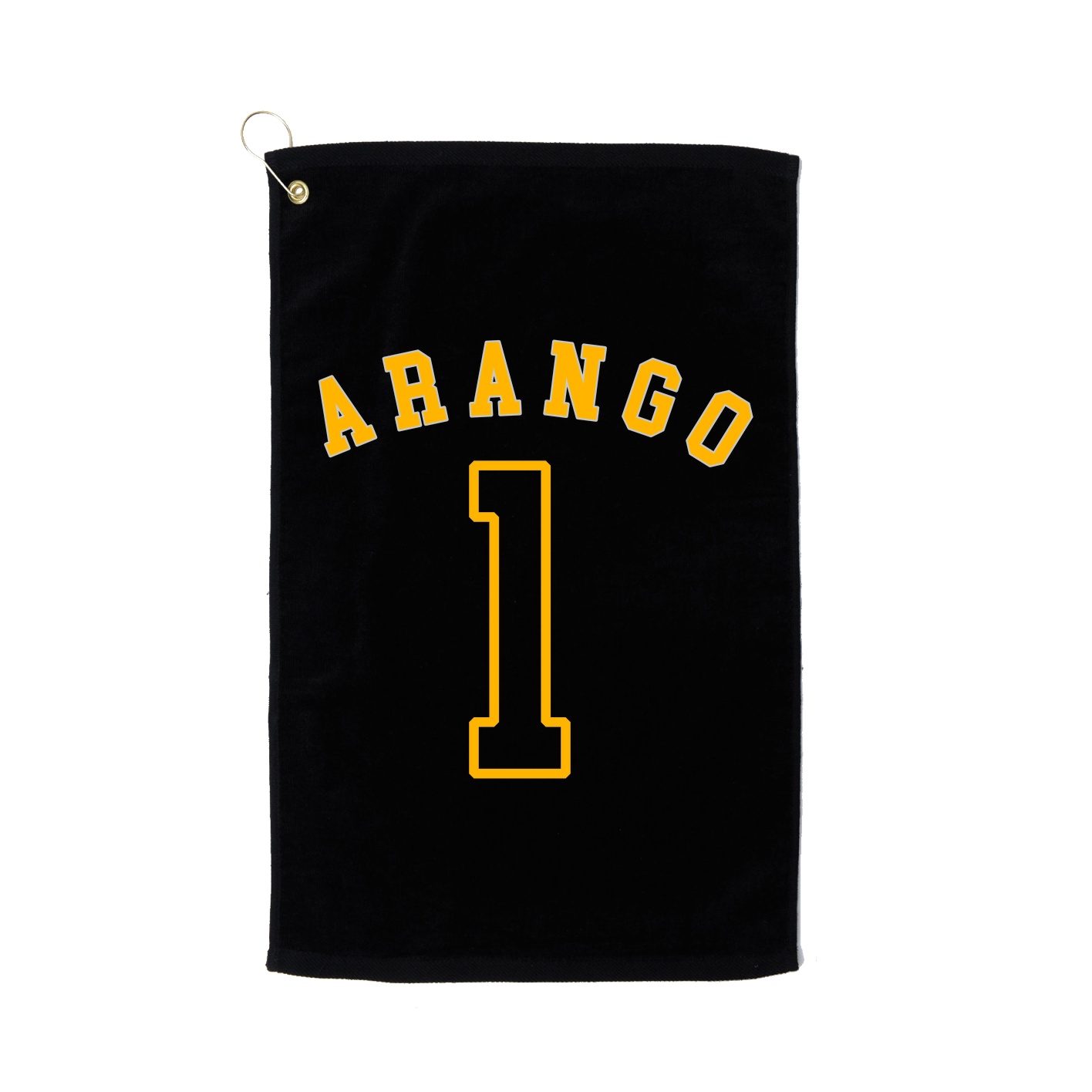 Golf Towel — Shirsey Arch in Black