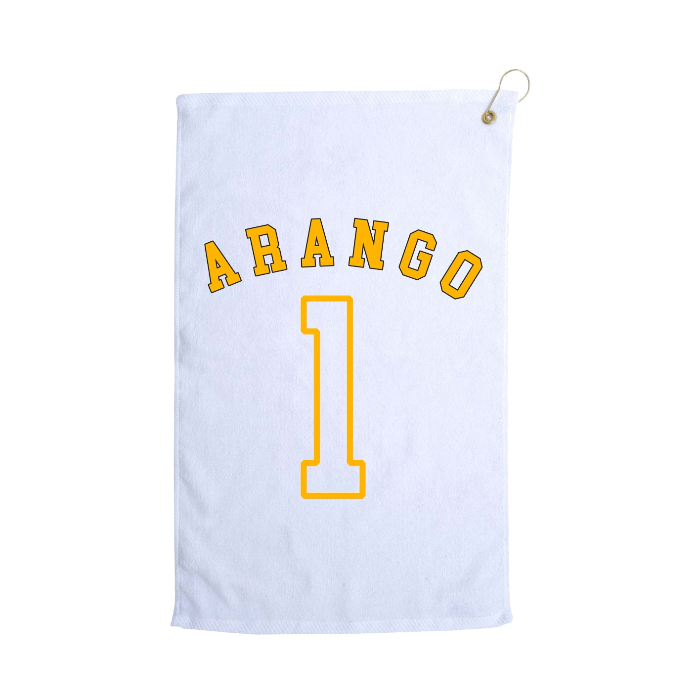Golf Towel — Shirsey Arch in White