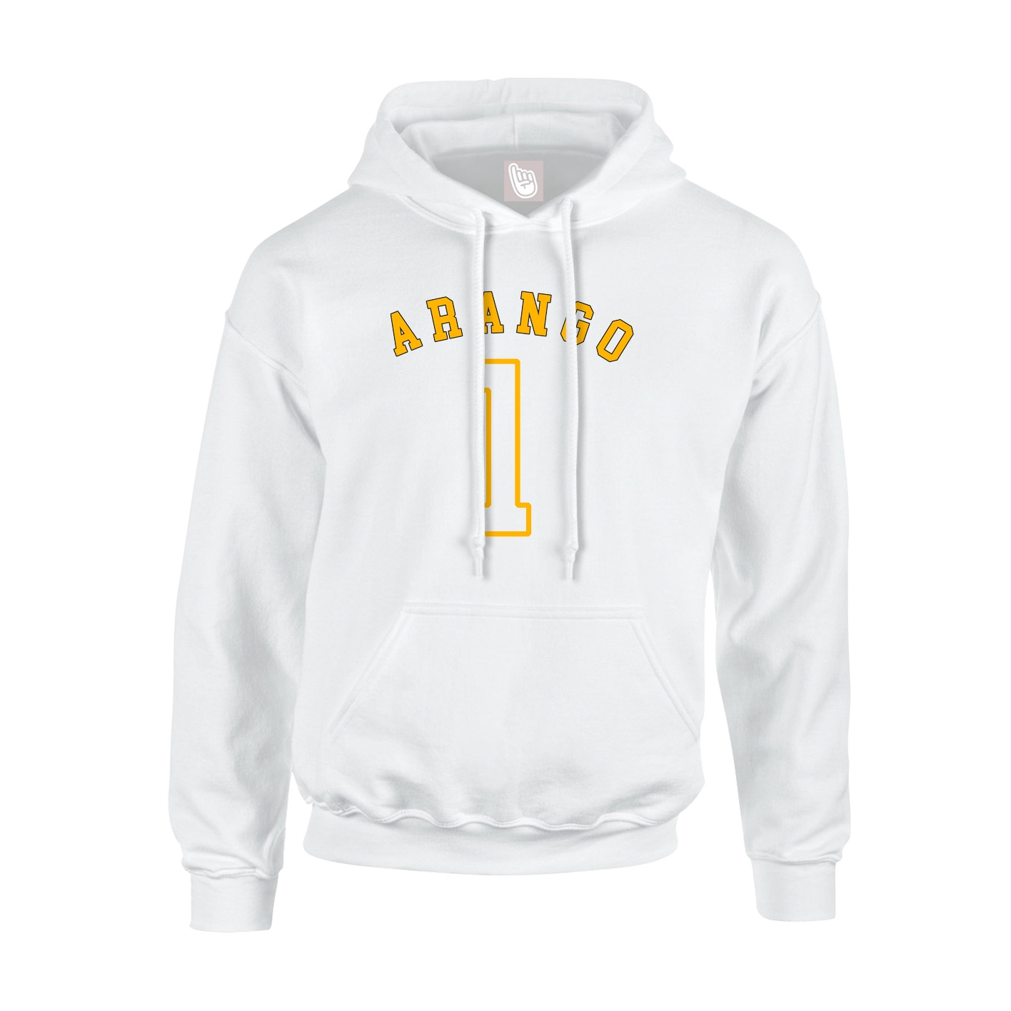 Hoodie — Shirsey Arch in White