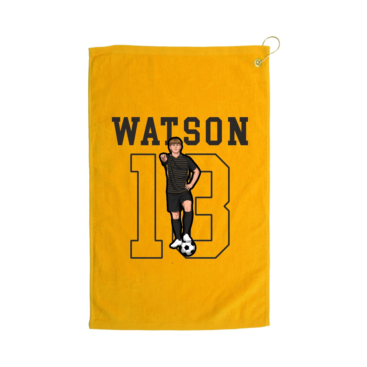 Golf Towel — Shirsey in Gold