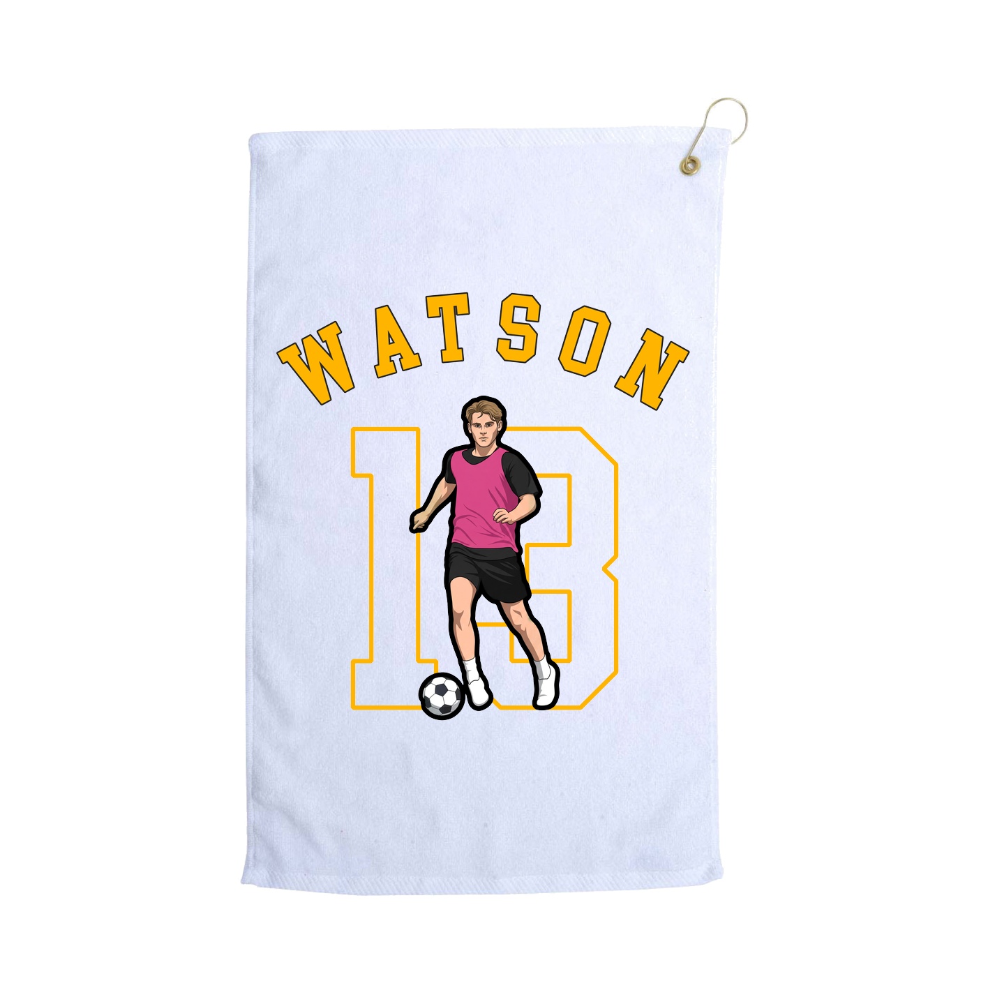 Golf Towel — Shirsey Arch in White