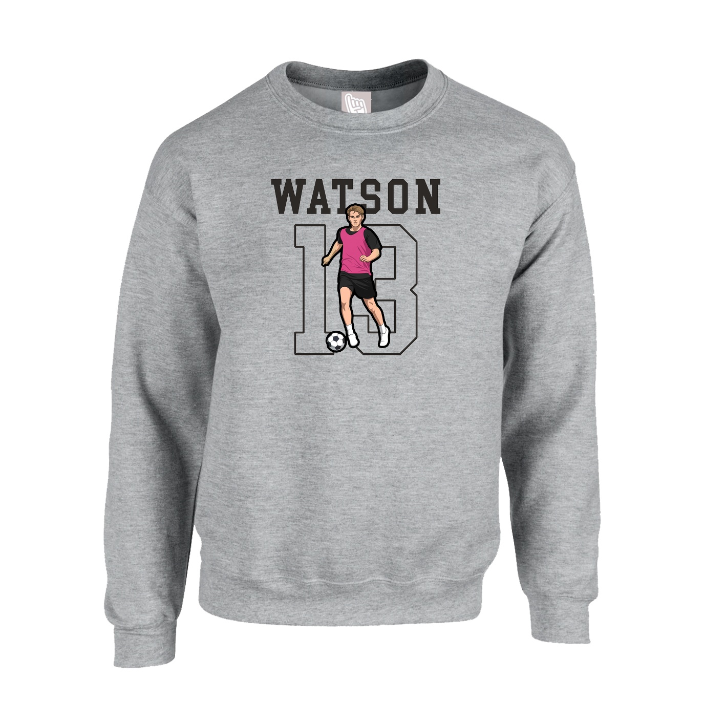 Fleece Crew — Shirsey in Grey