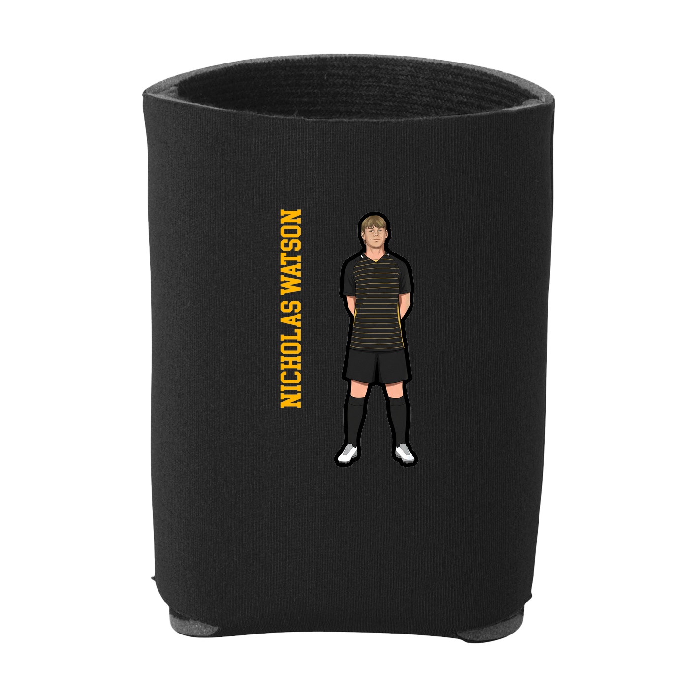 Can Holder — Name Vertical in Black