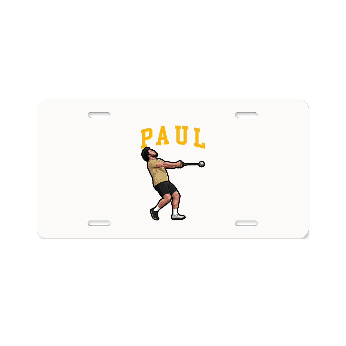 License Plate — Shirsey in Classic