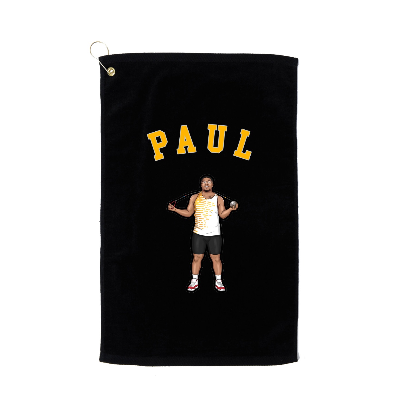 Golf Towel — Shirsey Arch in Black