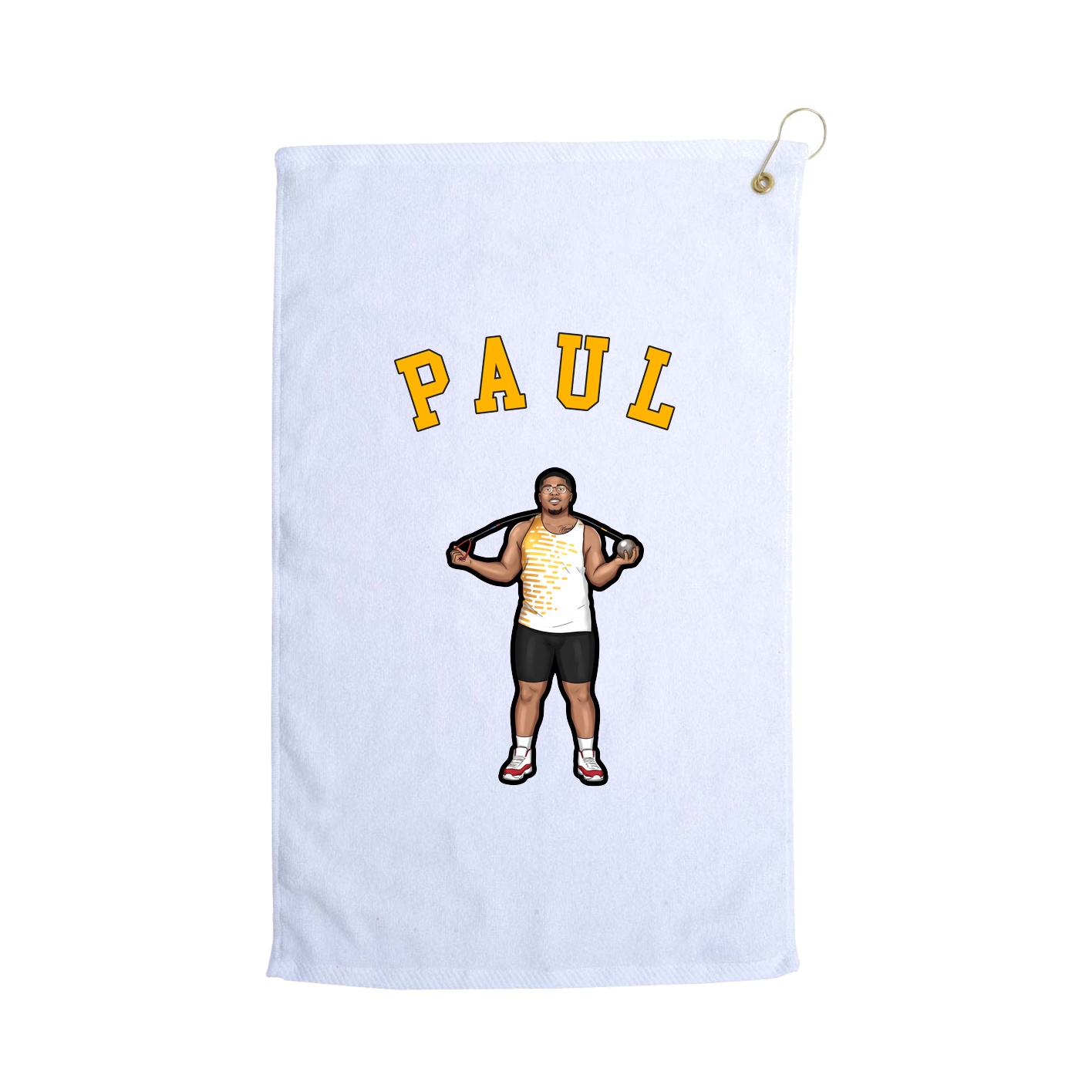 Golf Towel — Shirsey Arch in White