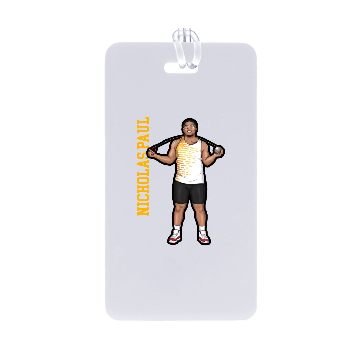 Bag Tag — Name Vertical in Classic