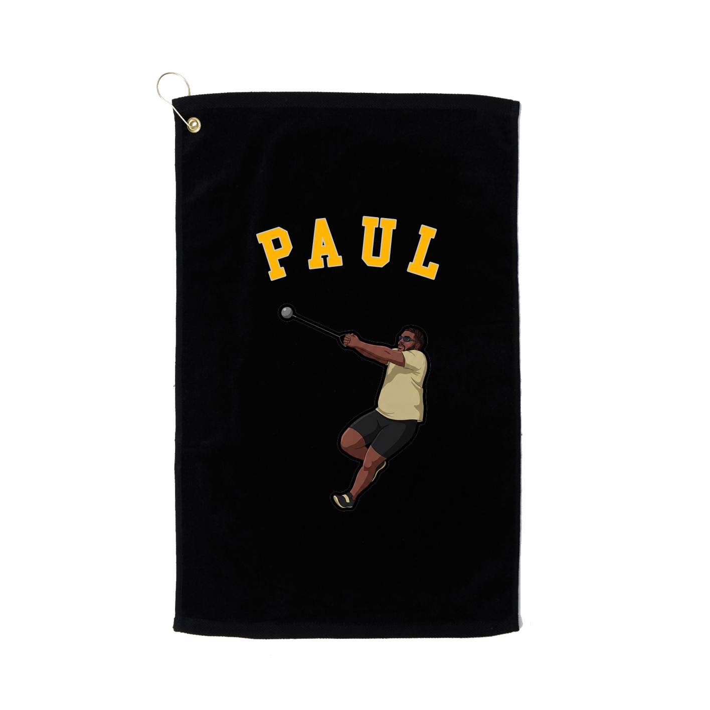Golf Towel — Shirsey Arch in Black