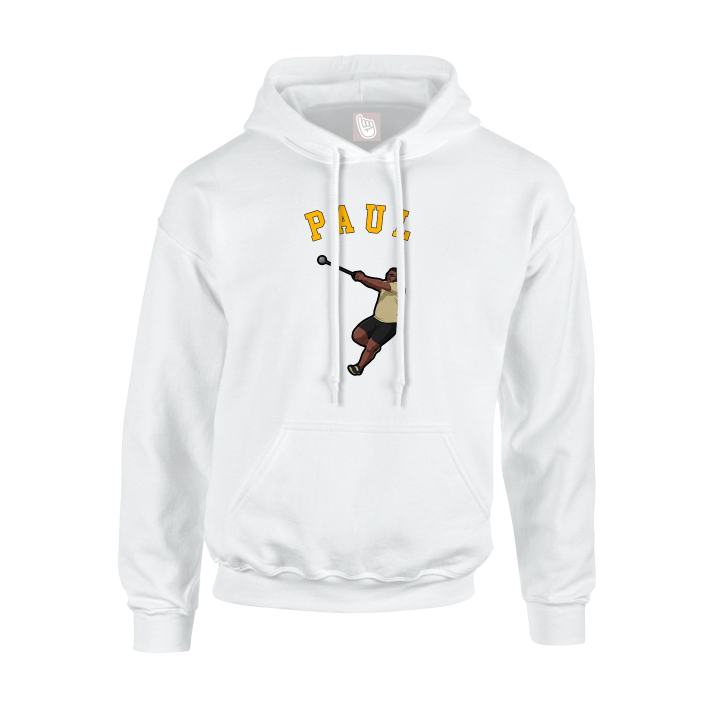 Youth Hoodie — Shirsey Arch in White