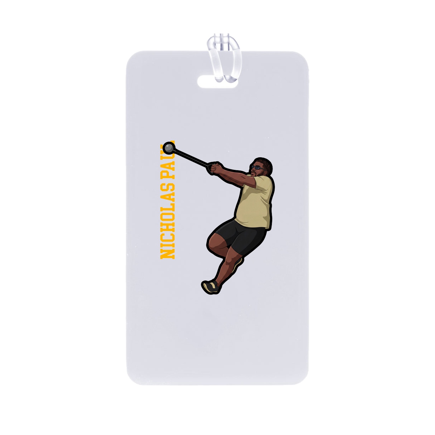 Bag Tag — Name Vertical in Classic