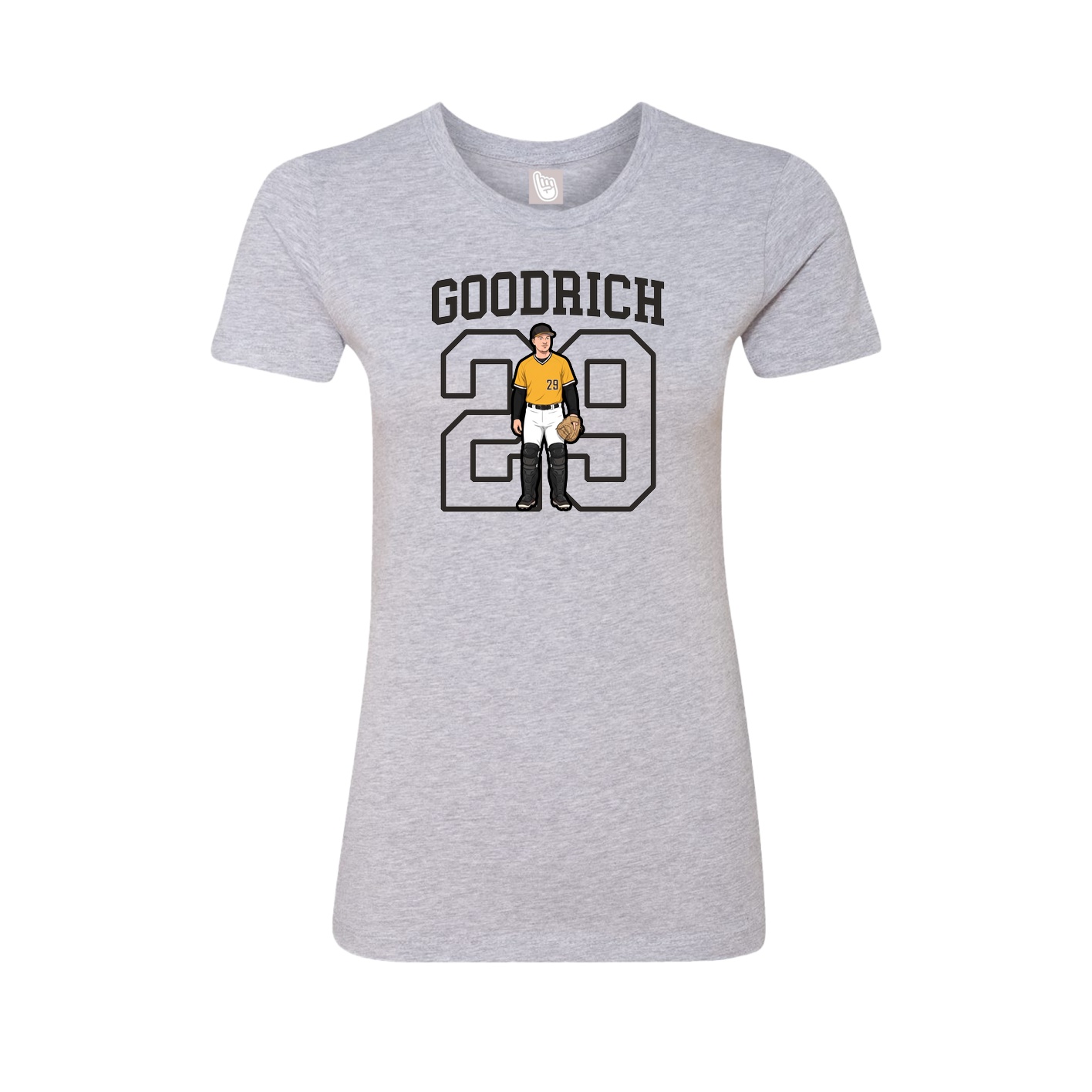Fitted Women's Tee — Shirsey in Grey
