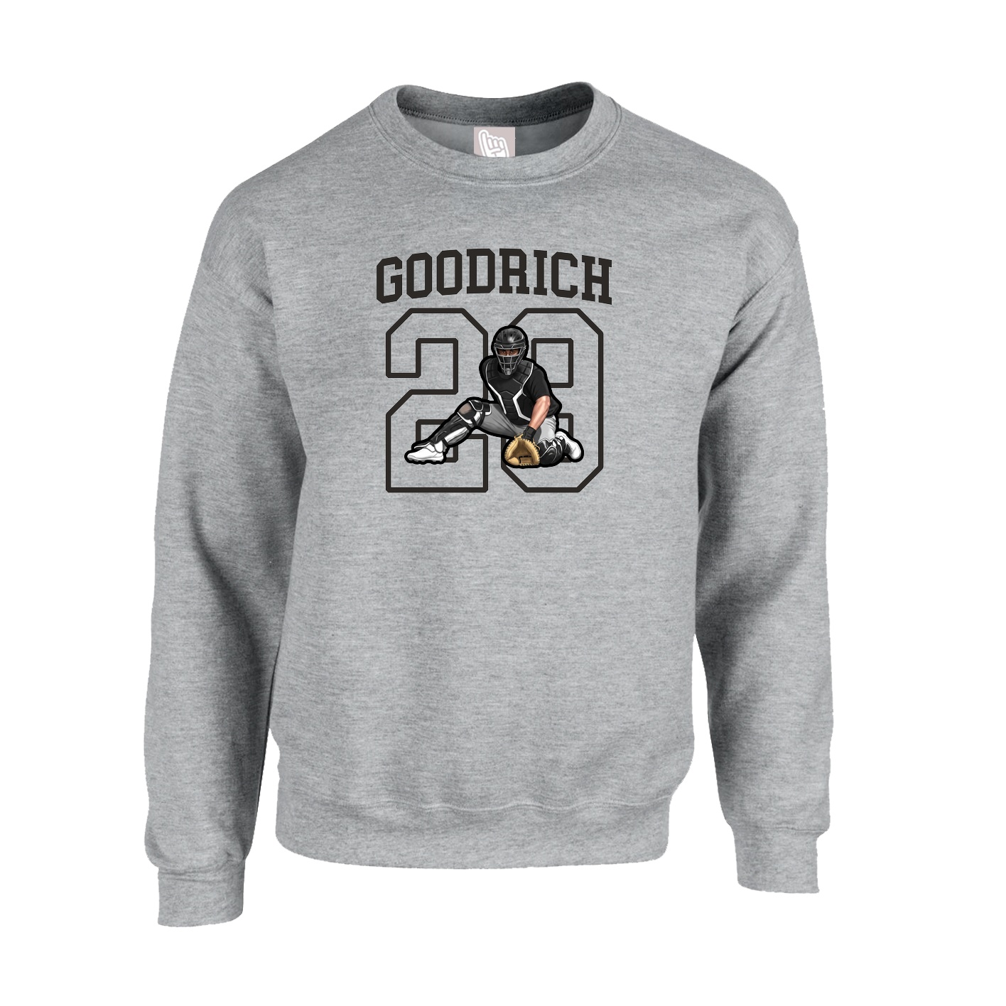 Fleece Crew — Shirsey in Grey