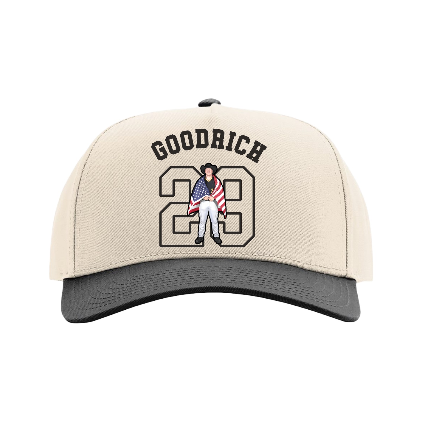 Full Fabric Five-Panel Champ Cap