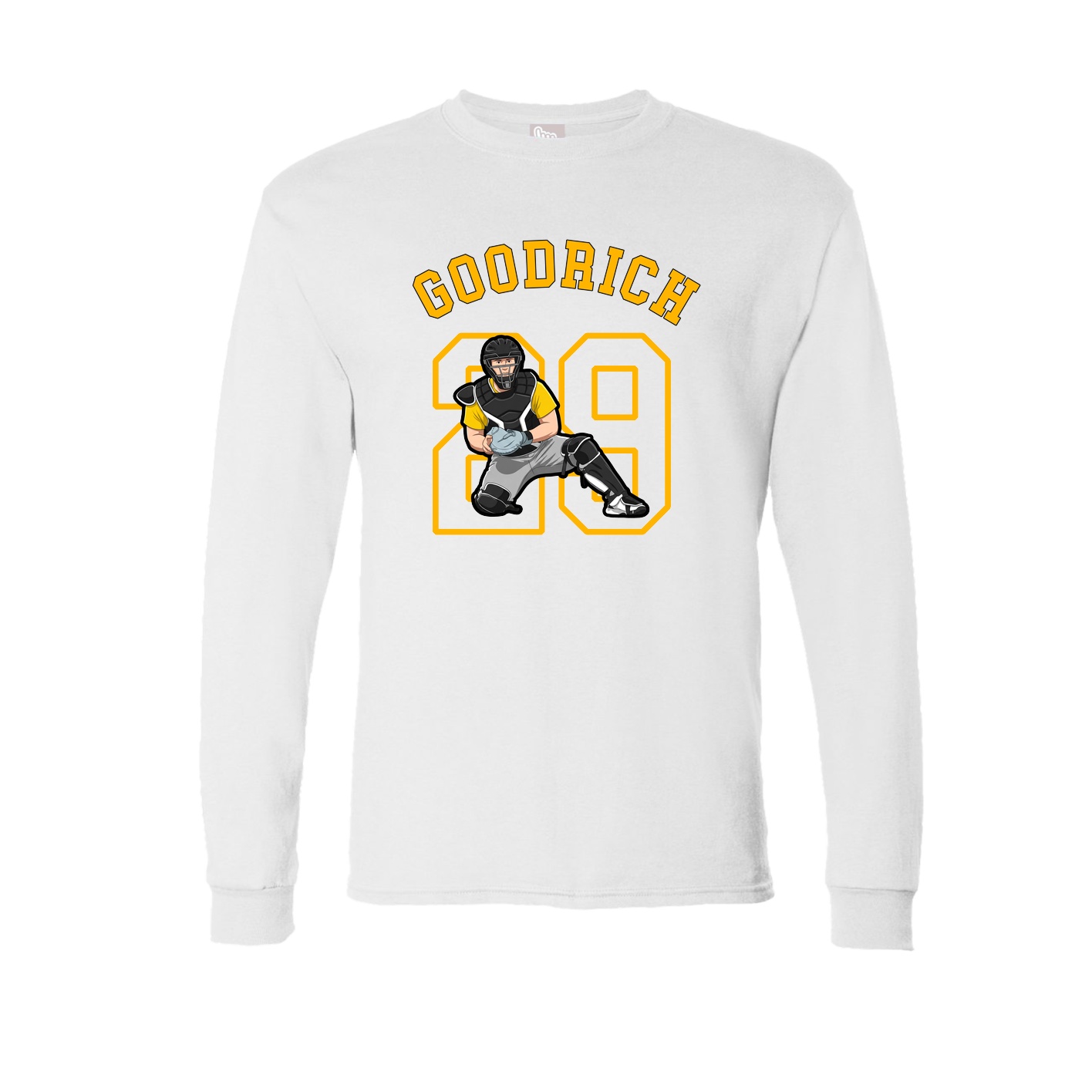 Long Sleeve Tee — Shirsey Arch in White
