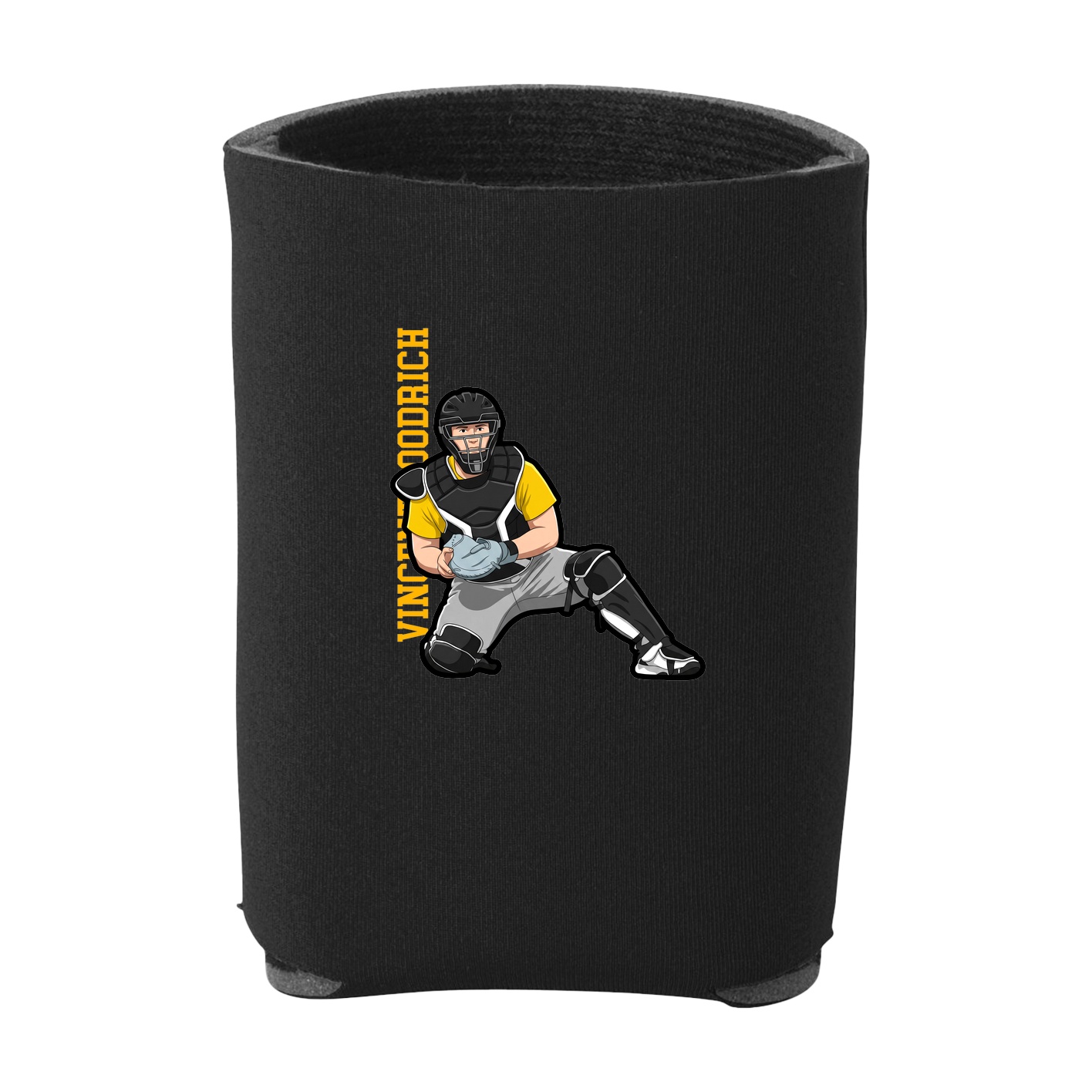 Can Holder — Name Vertical in Black