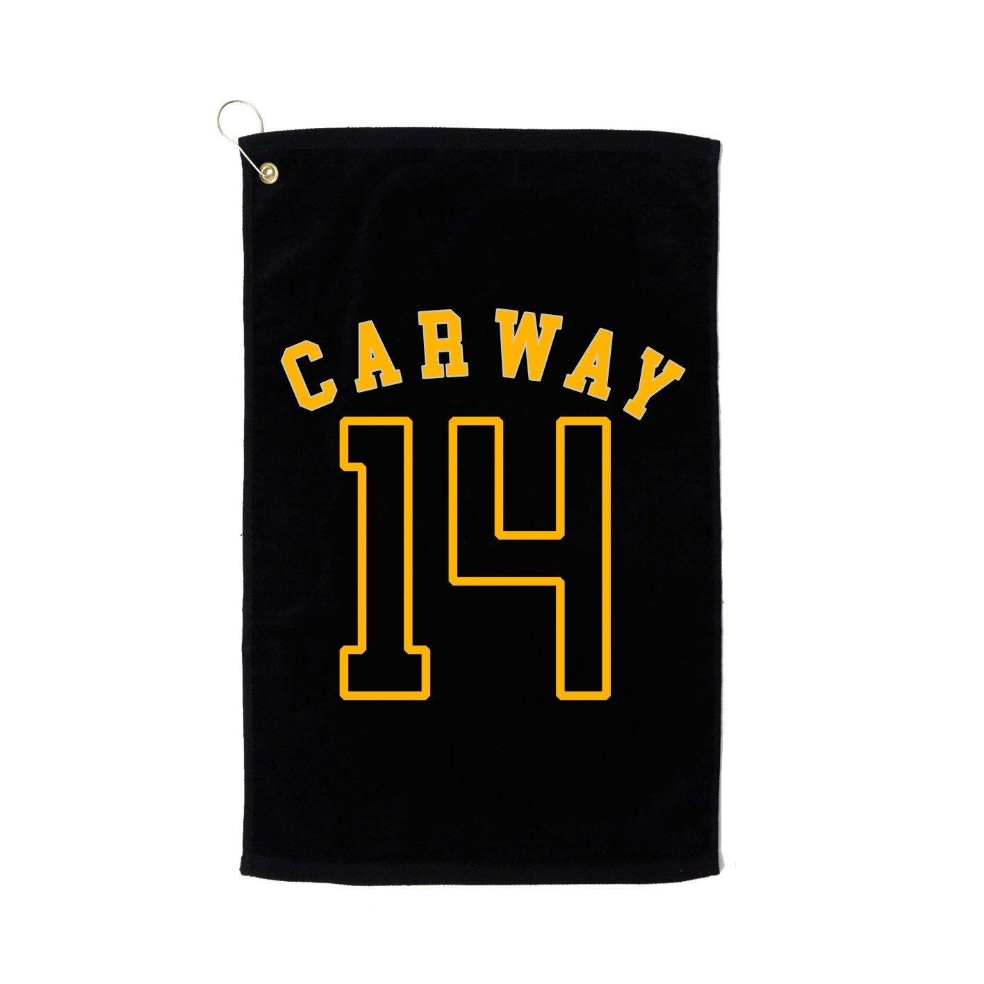 Golf Towel — Shirsey Arch in Black