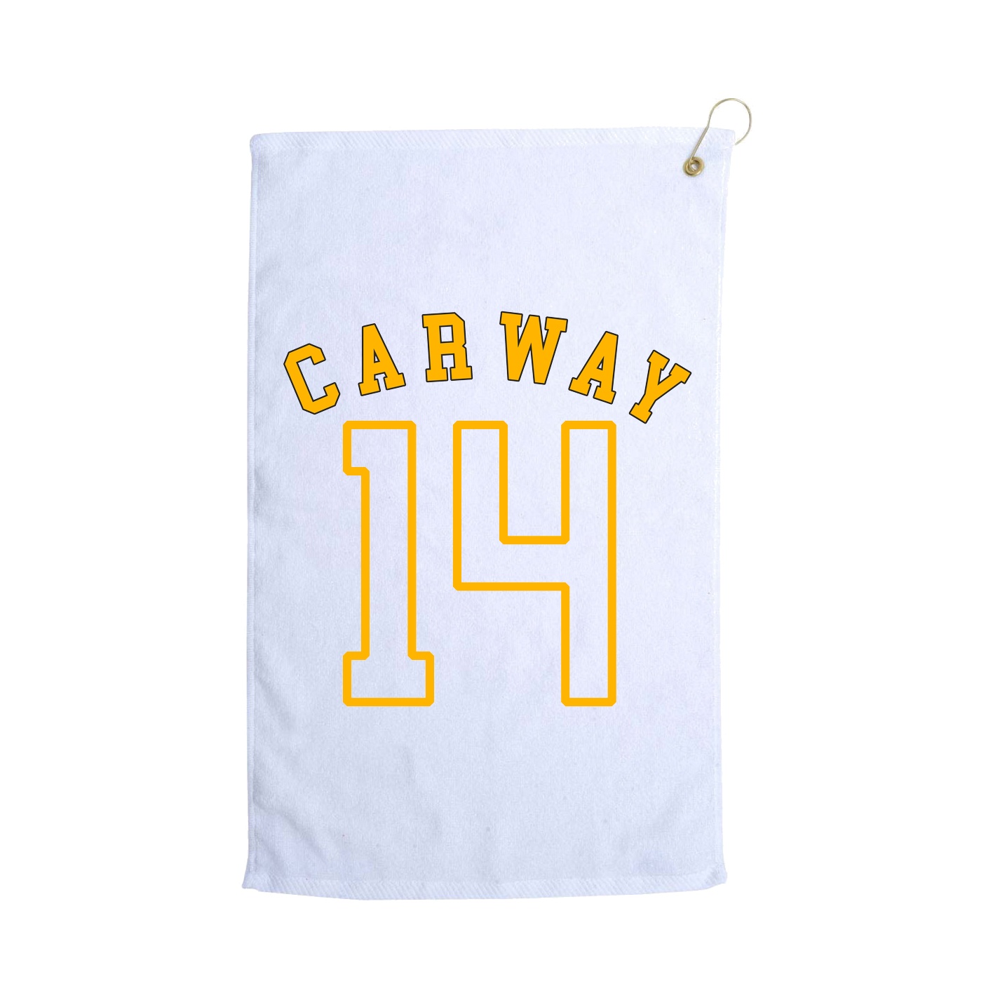Golf Towel — Shirsey Arch in White
