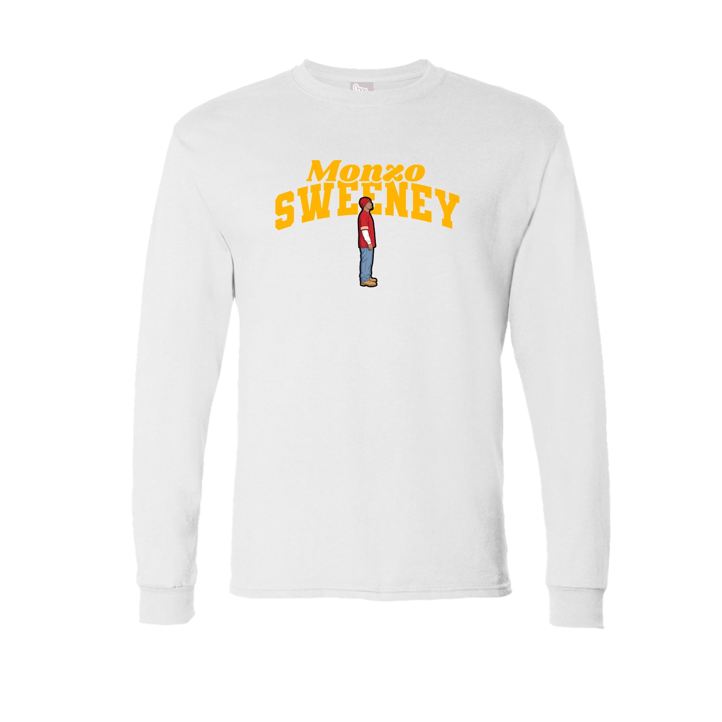 Long Sleeve Tee — Signature Arch in White