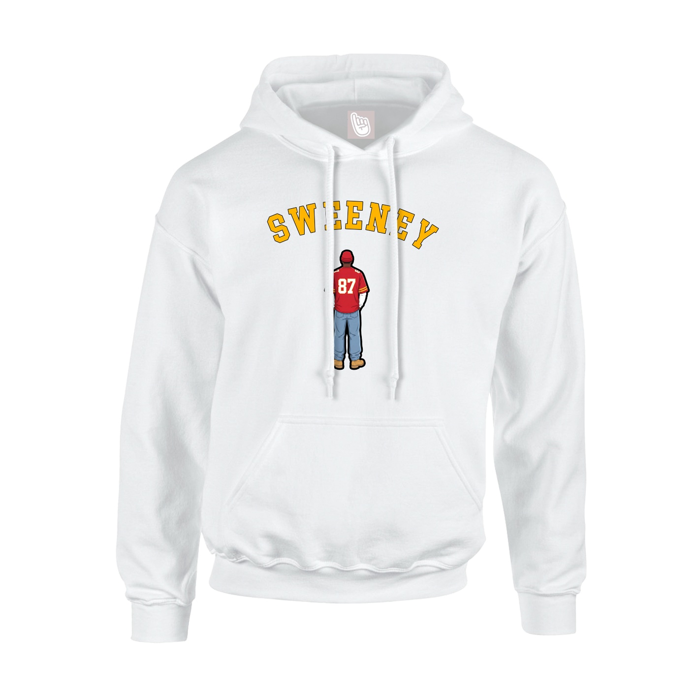 Hoodie — Shirsey Arch in White