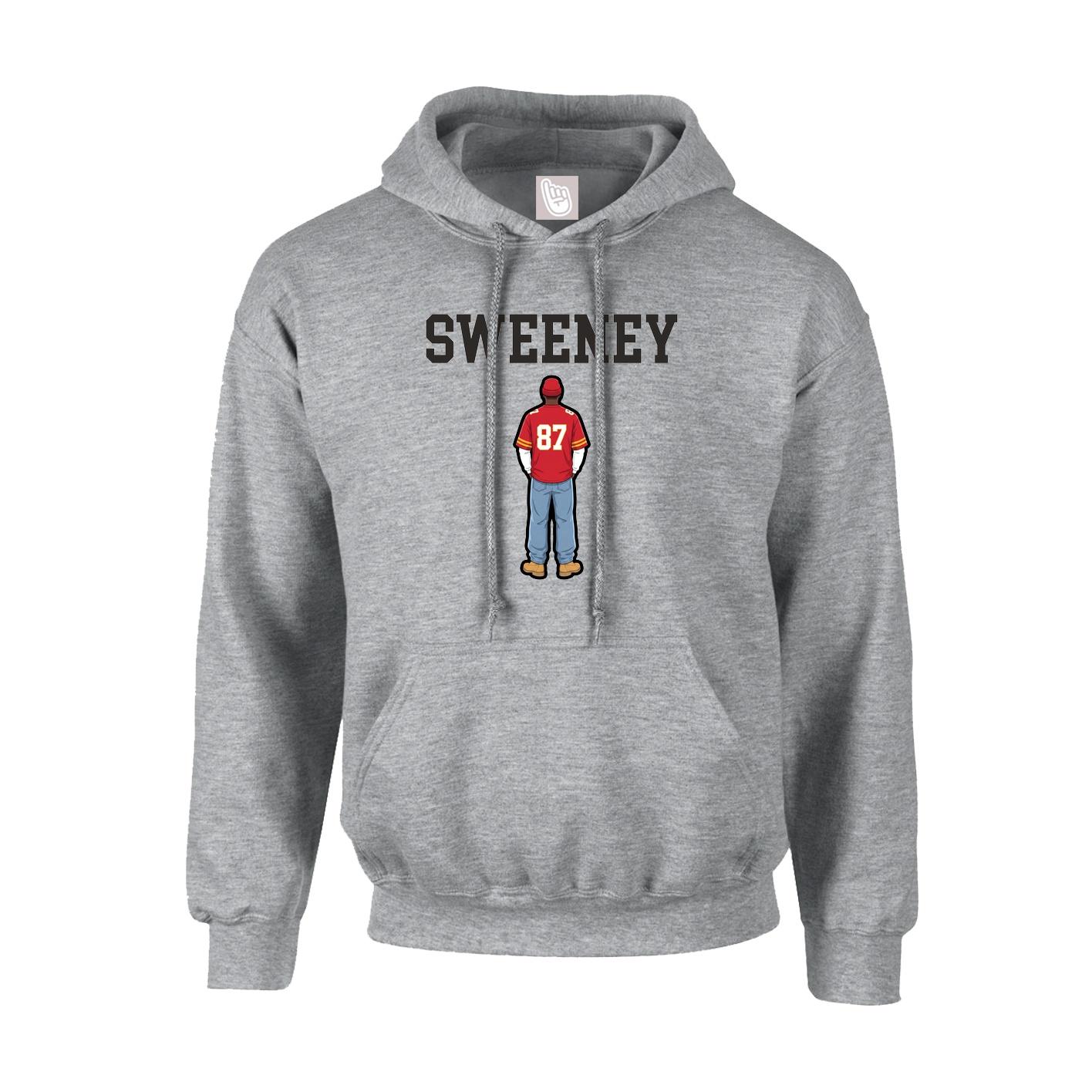 Hoodie — Shirsey in Grey