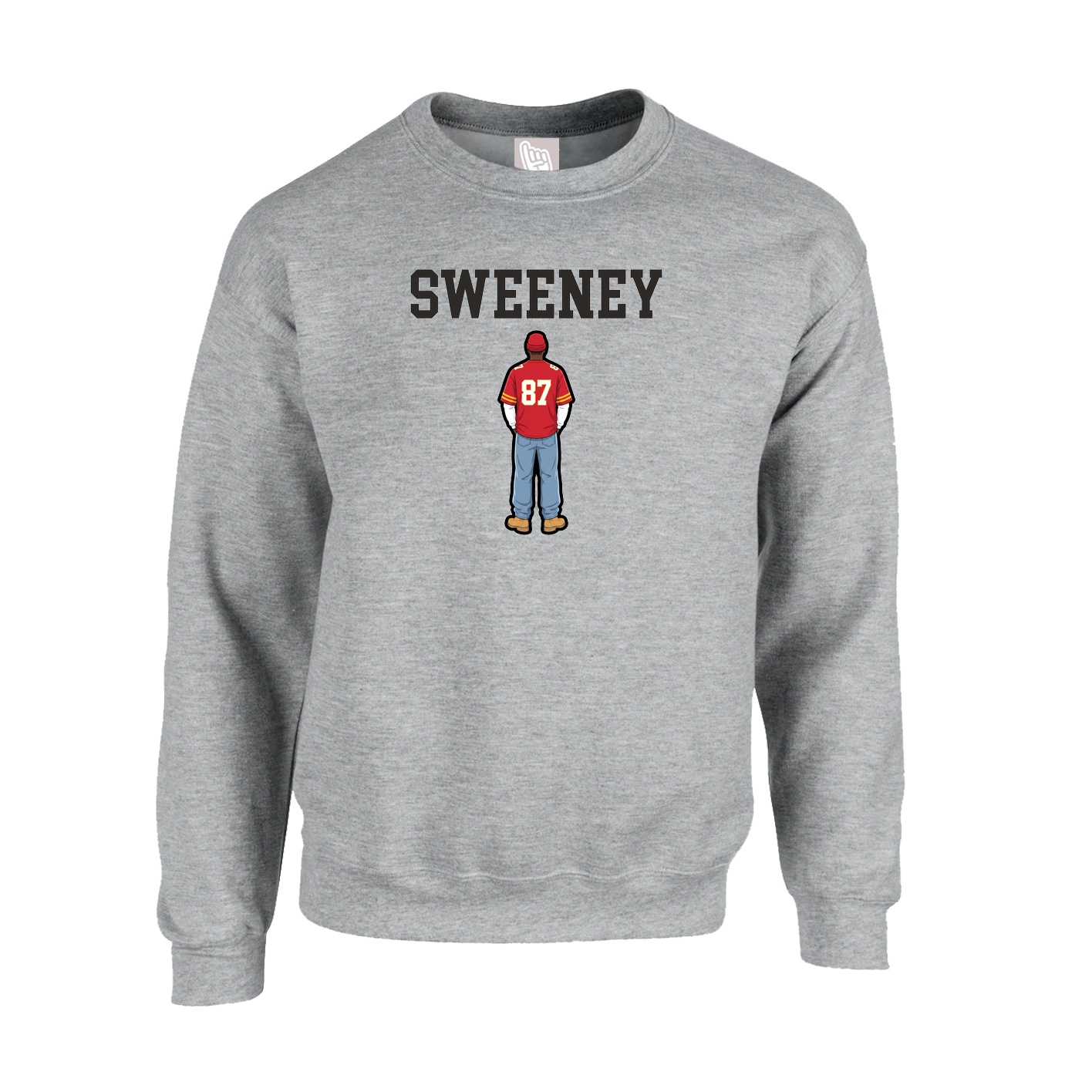 Fleece Crew — Shirsey in Grey