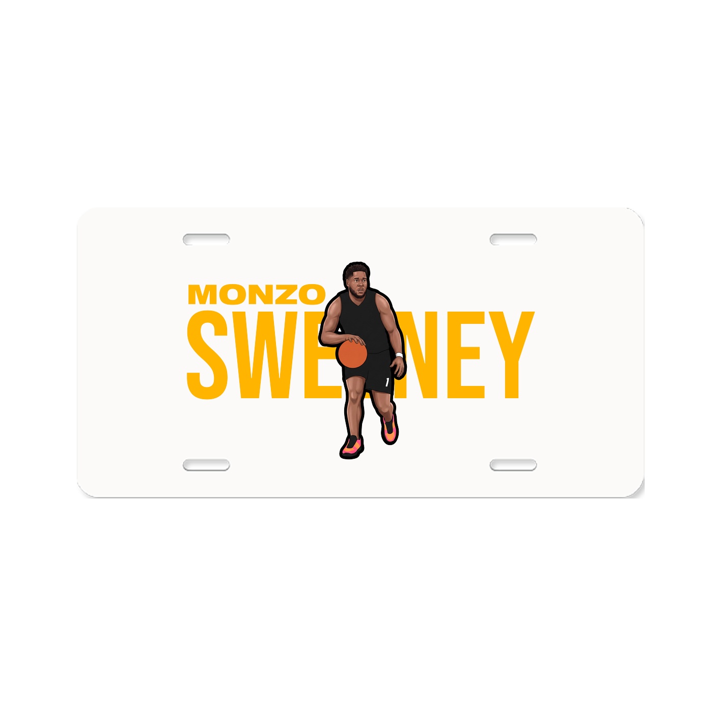 License Plate — Player Name in Classic