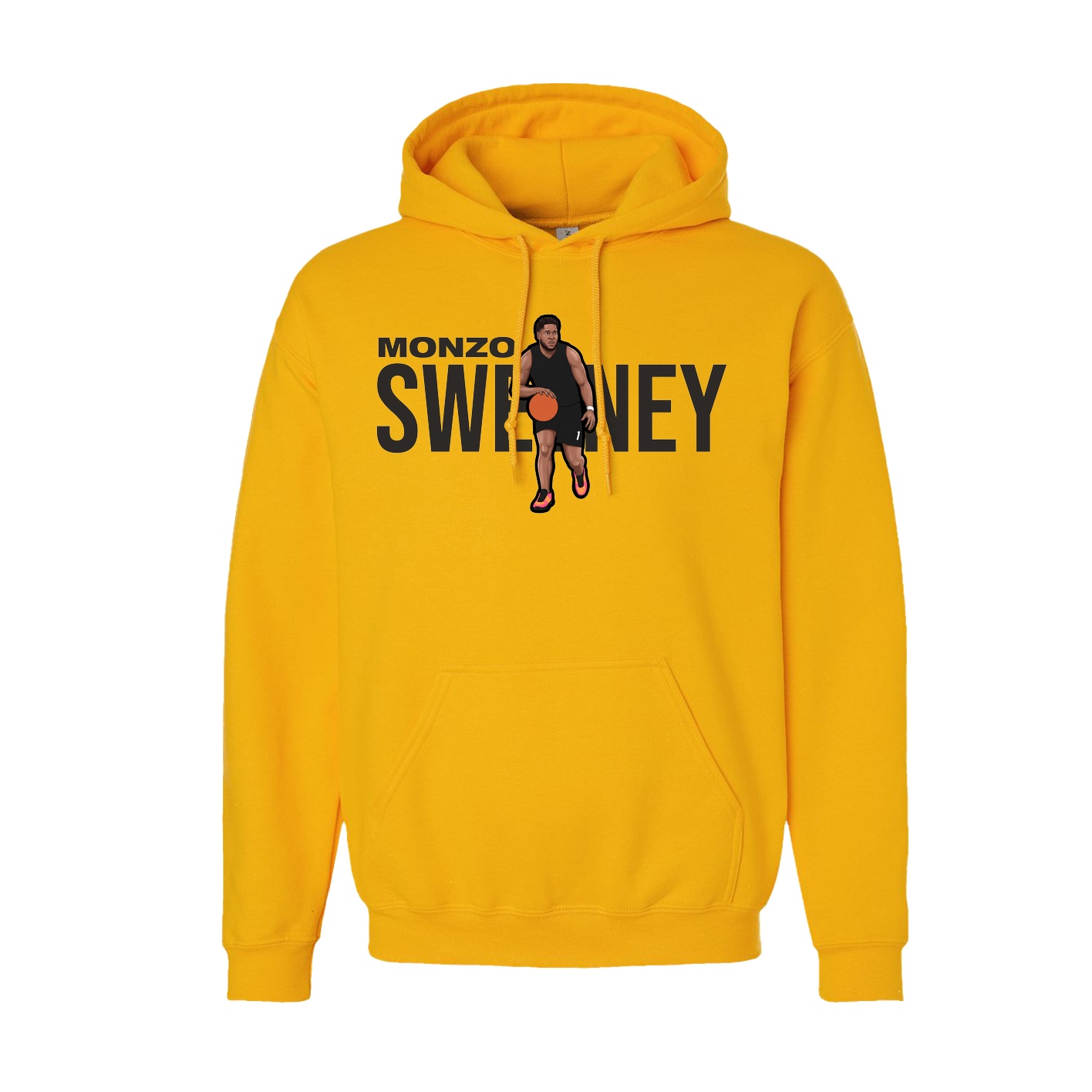 Hoodie — Player Name in Gold