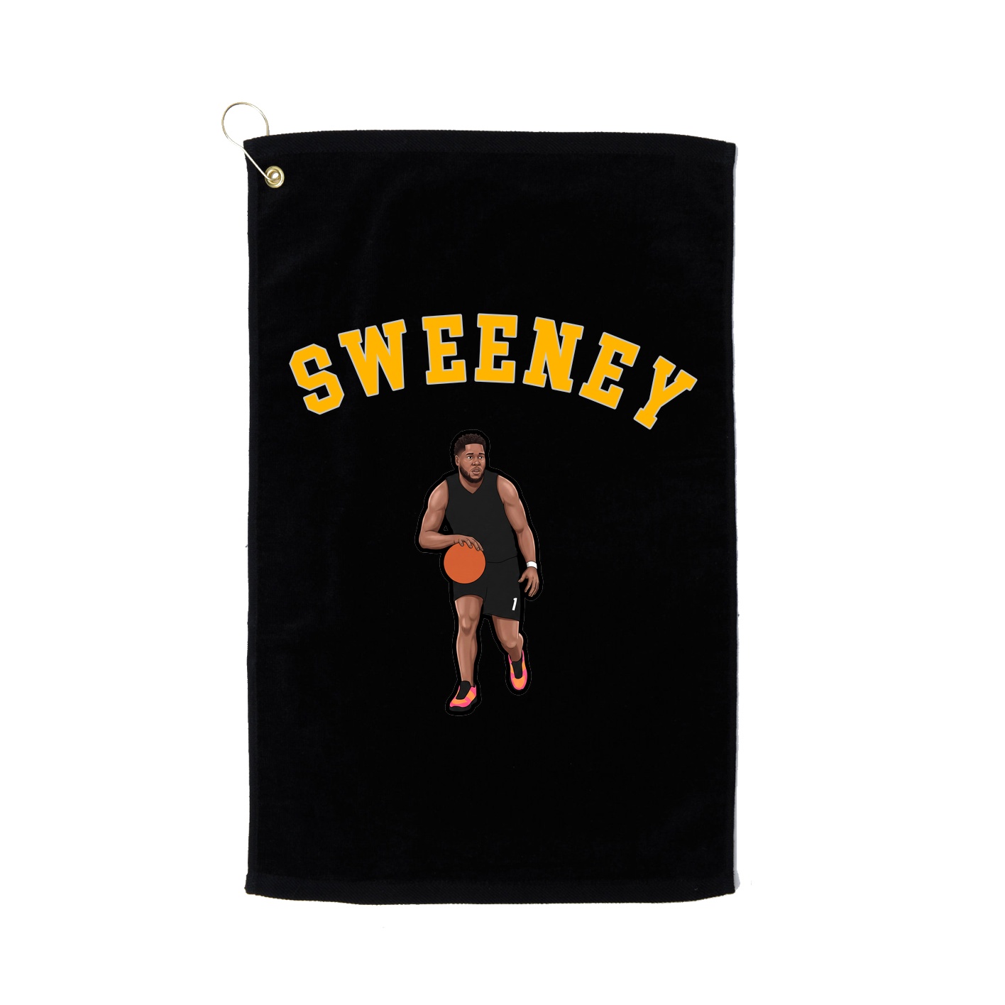 Golf Towel — Shirsey Arch in Black