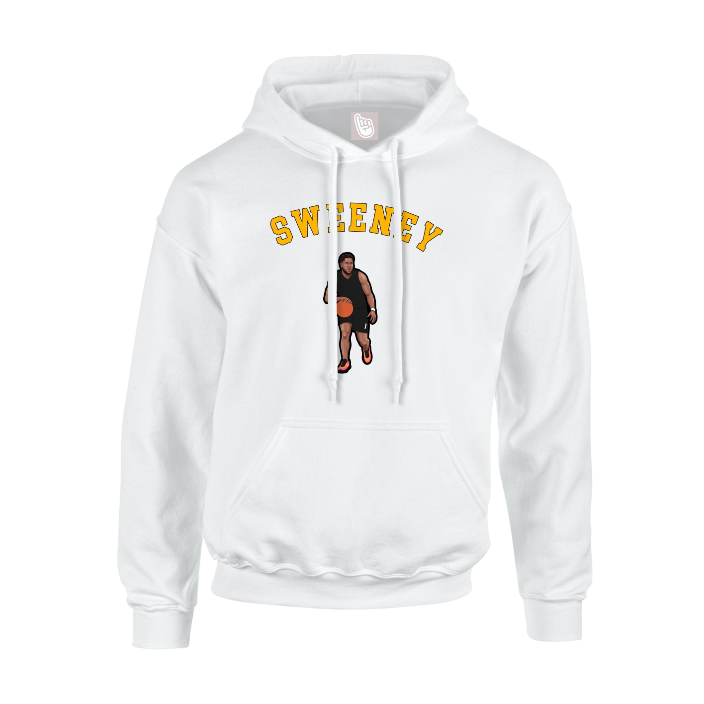 Youth Hoodie — Shirsey Arch in White