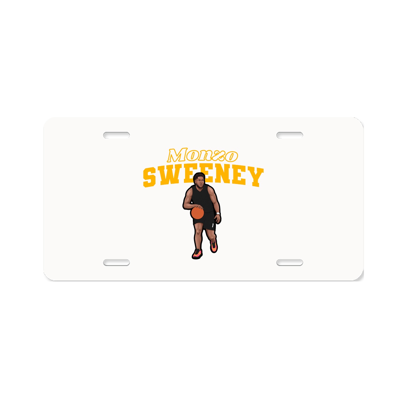 License Plate — Name Arch in Classic