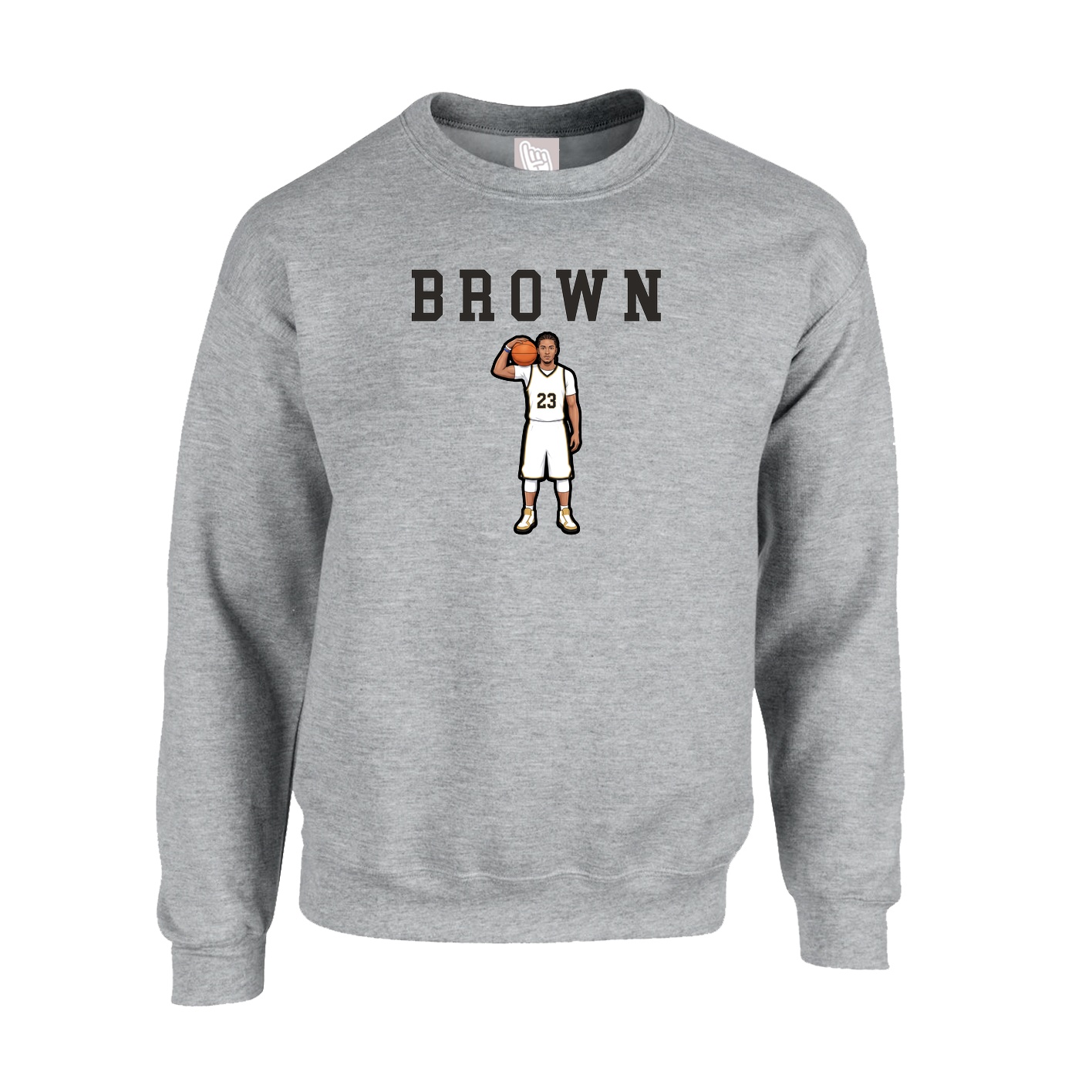 Fleece Crew — Shirsey in Grey