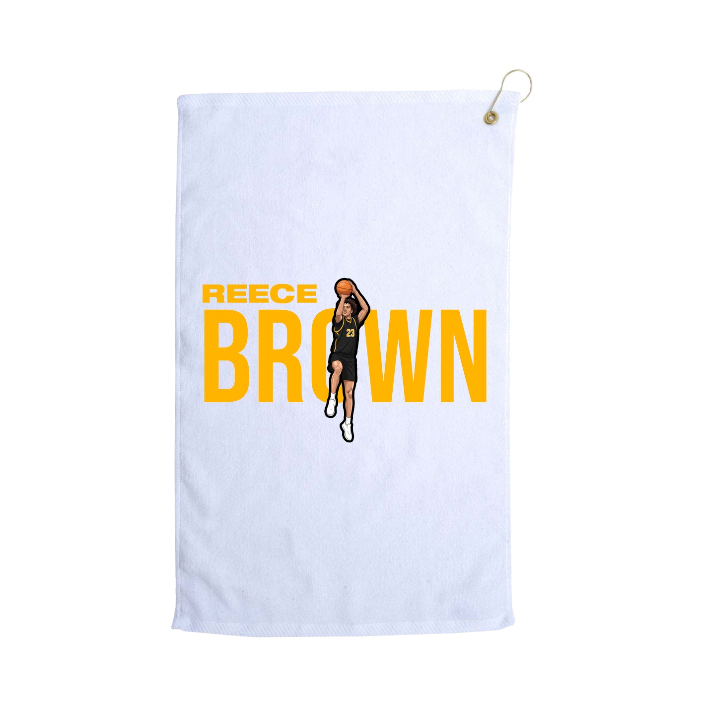 Golf Towel — Player Name in White